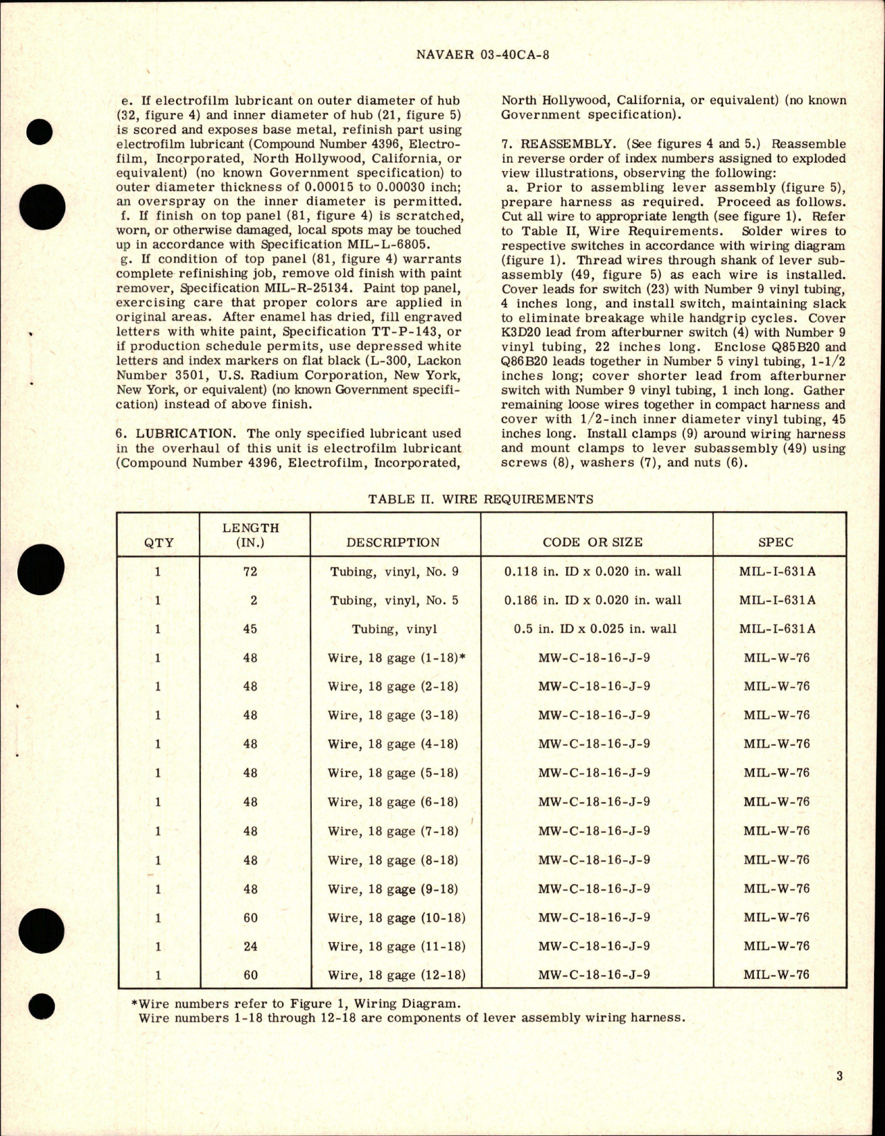 Sample page 5 from AirCorps Library document: Overhaul Instructions with Parts Breakdown for Engine Control Quadrant - Parts 5L4194-3 and 5L4194-4