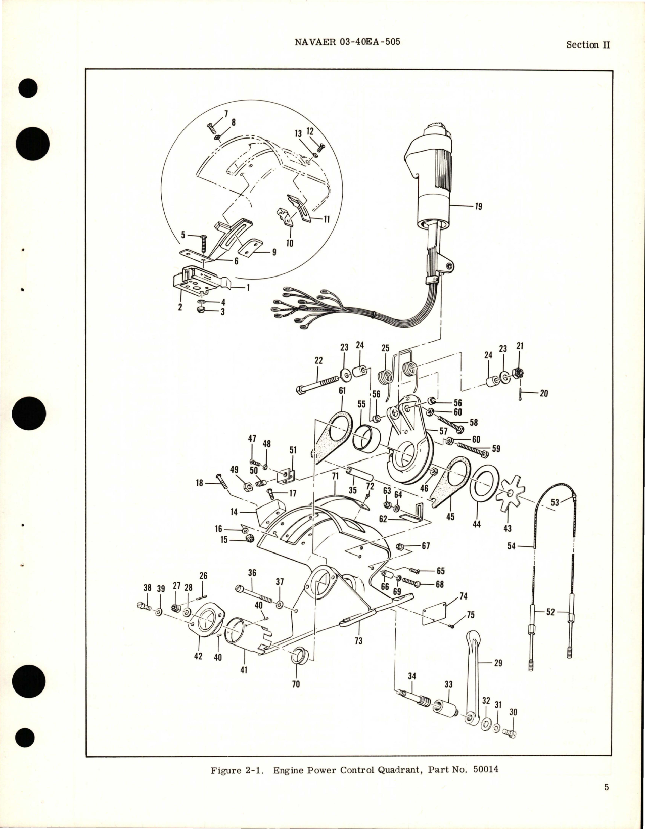 Sample page 7 from AirCorps Library document: Overhaul Instructions for Engine Power Control Quadrants - Parts 50014, 50014-3, 50017, 50017-3, 50017-5, and 50032 