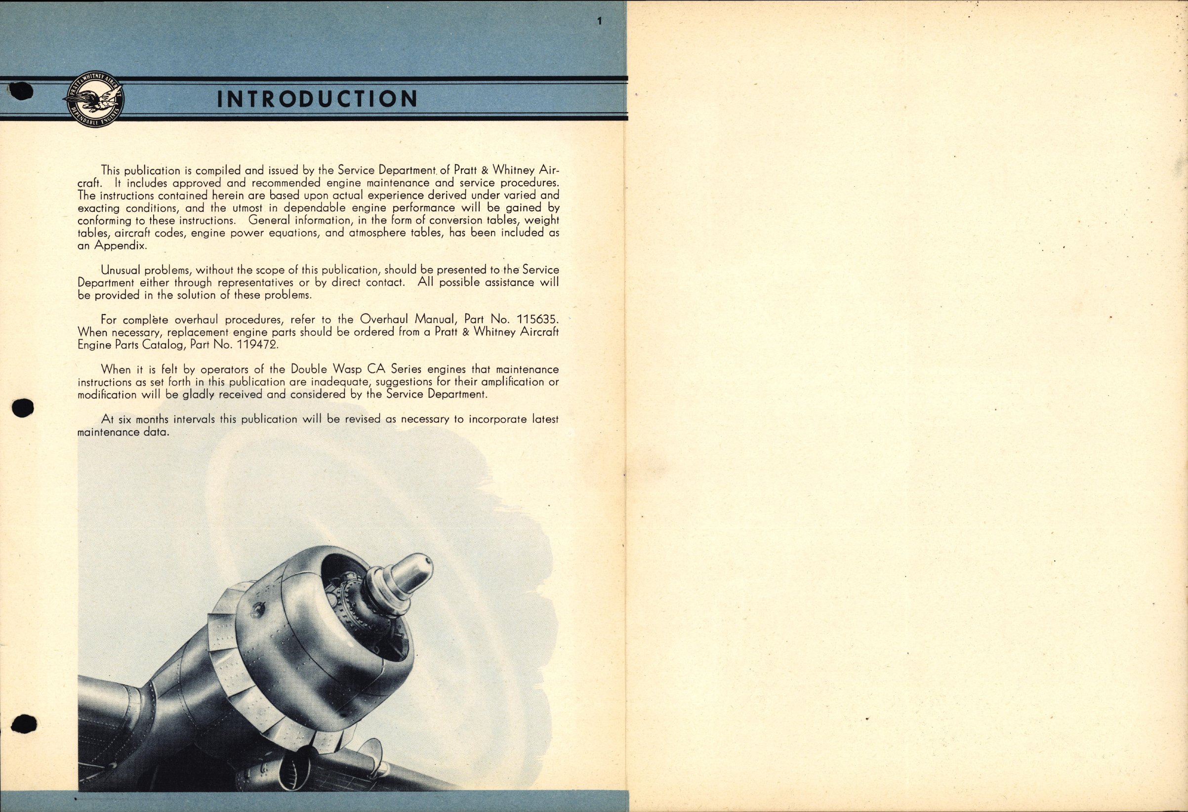 Sample page 7 from AirCorps Library document: Maintenance Manual for R-2800 CA Series Double Wasp Engines
