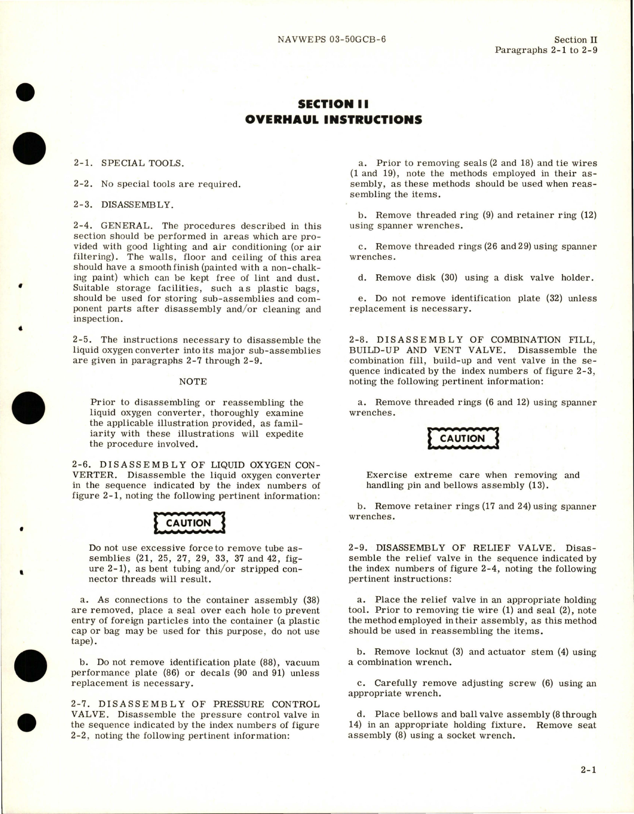 Sample page 7 from AirCorps Library document: Overhaul Instructions for 10-Liter Liquid Oxygen Converter - Part 21170-2 