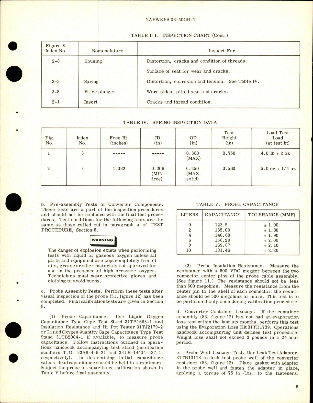 Sample page 7 from AirCorps Library document: Overhaul Instructions with Illustrated Parts Breakdown for Liquid Oxygen Converter - Part 29047-1-A1