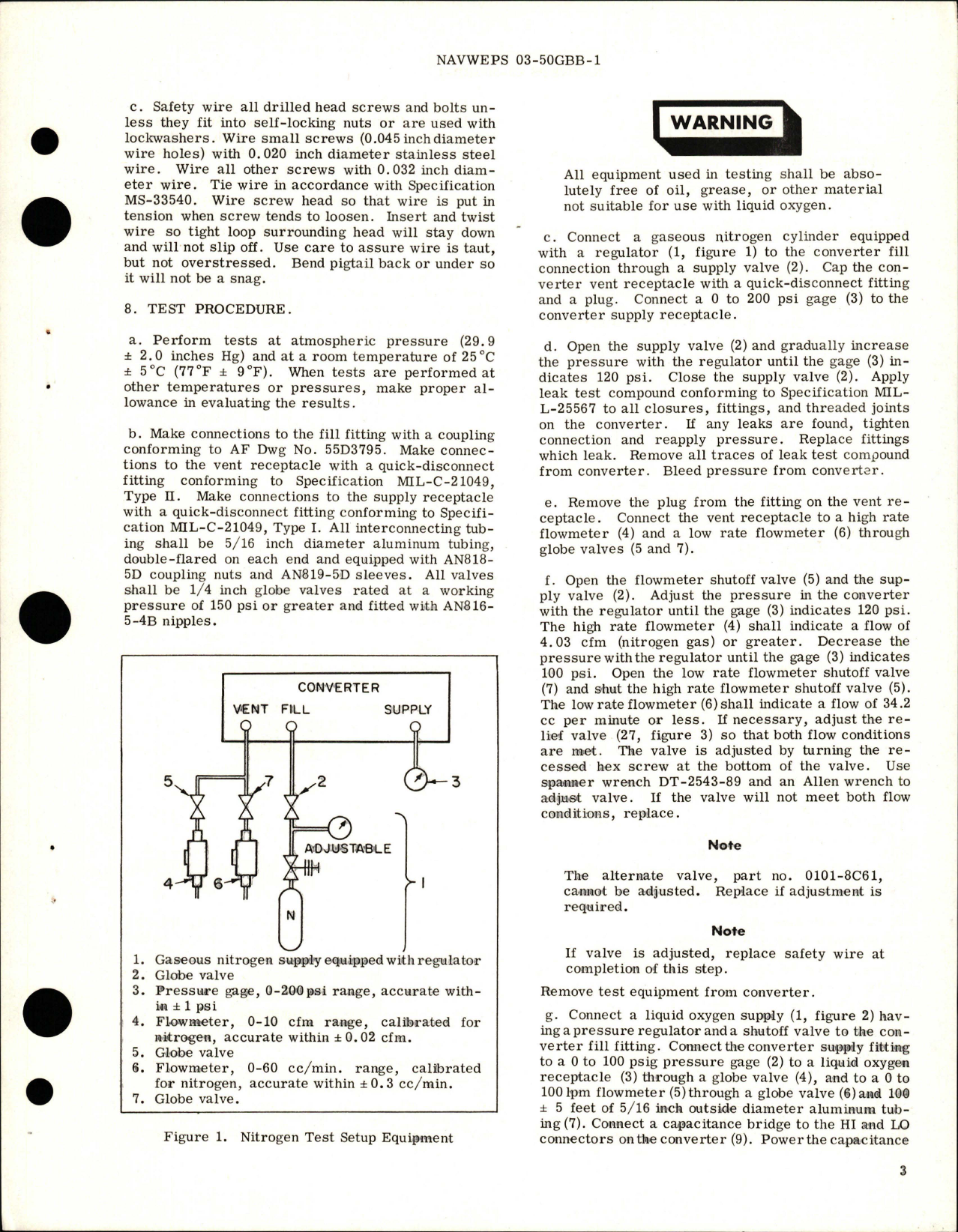 Sample page 5 from AirCorps Library document: Overhaul Instructions with Illustrated Parts Breakdown for 10 Liter Liquid Oxygen Converter - Part 0101-0C08 