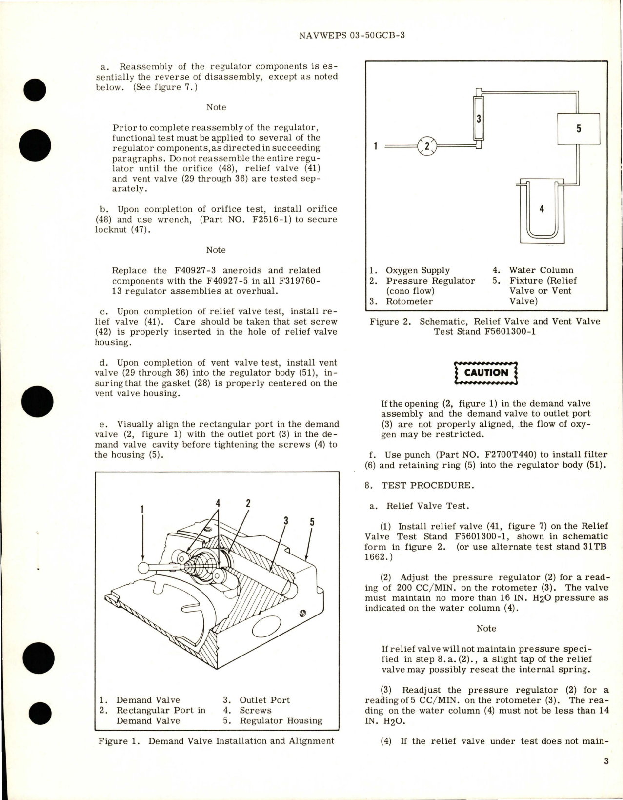 Sample page 5 from AirCorps Library document: Overhaul Instructions with Parts Breakdown for Automatic Pressure Breathing Regulator - Parts F319760-13 and F319760-15