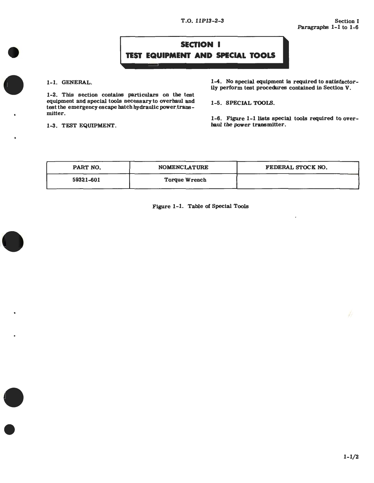 Sample page 5 from AirCorps Library document: Overhaul for Emergency Escape Hatch Hydraulic Power Transmitter Part No. 59321 