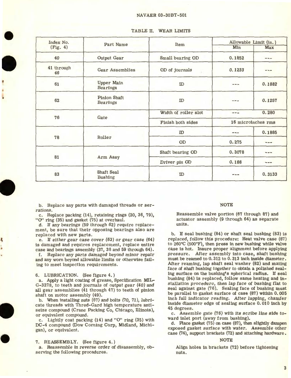 Sample page 3 from AirCorps Library document: Overhaul Instructions with Parts Breakdown for High Temperature and Pressure Control Valve Assembly Part No. 1395, 53D197 