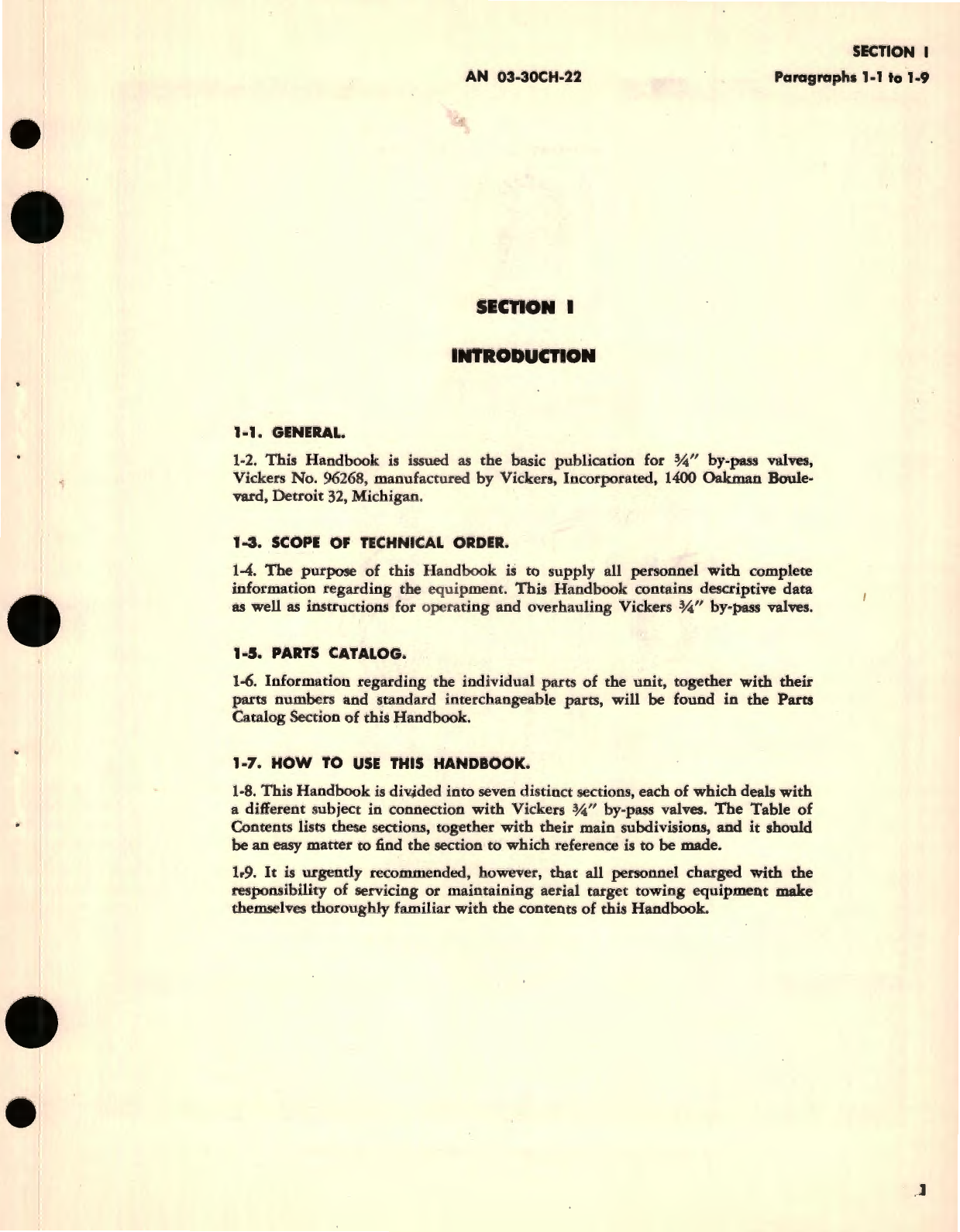 Sample page 5 from AirCorps Library document: Overhaul Instructions with Parts Catalog for By-Pass Control Valve Model 96268 