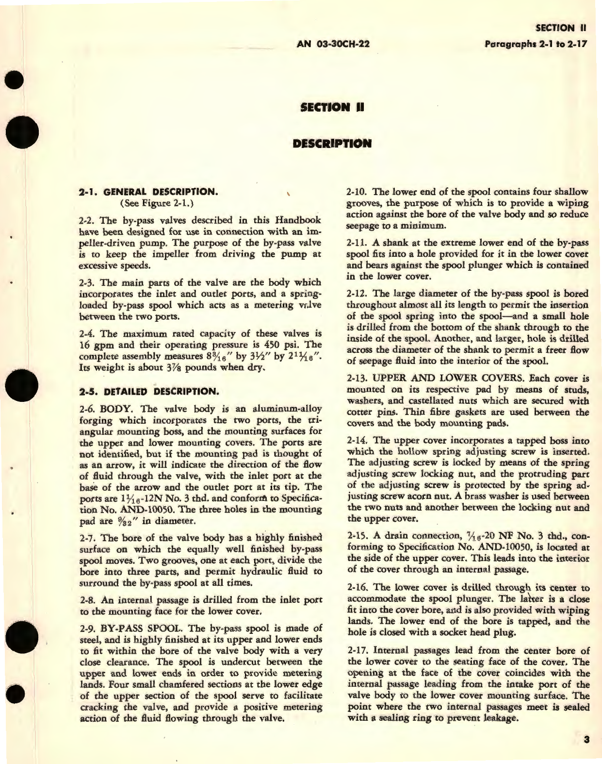 Sample page 7 from AirCorps Library document: Overhaul Instructions with Parts Catalog for By-Pass Control Valve Model 96268 