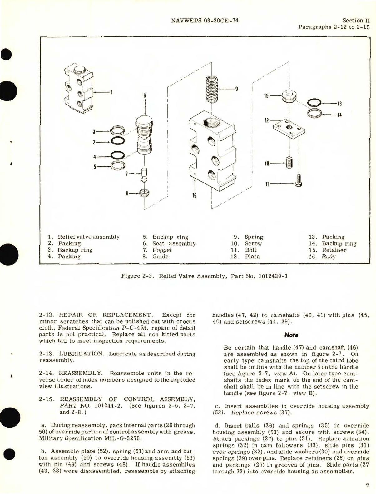 Sample page 9 from AirCorps Library document: Overhaul Instructions for Ramp and AFT Cargo Door Control Valve Assembly Part No. 1012200 