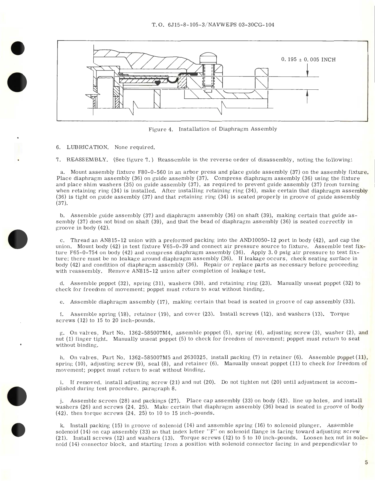 Sample page 5 from AirCorps Library document: Overhaul Instructions with Parts Breakdown for Wing Tank Vent Valves Part No. 1362, 2630325 