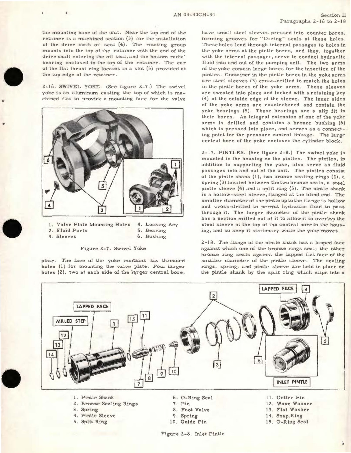 Sample page 9 from AirCorps Library document: Operation Service and Overhaul Instructions with Parts Catalog for Variable Delivery Pump AA-20500, AA-20508, AA-20551, AA-20505, AA-20550 