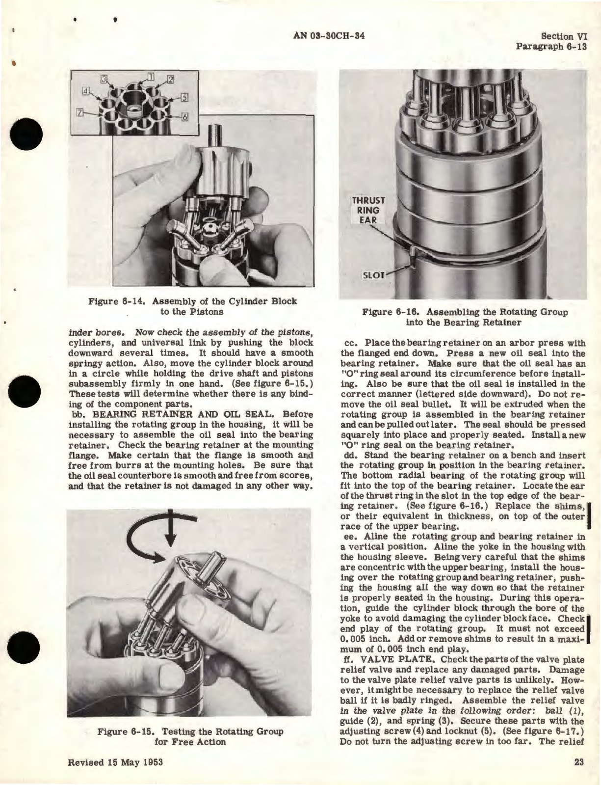 Sample page 5 from AirCorps Library document: Operation Service and Overhaul Instructions with Parts Catalog for Variable Delivery Pump AA-20500, AA-20508, AA-20551, AA-20505, AA-20550