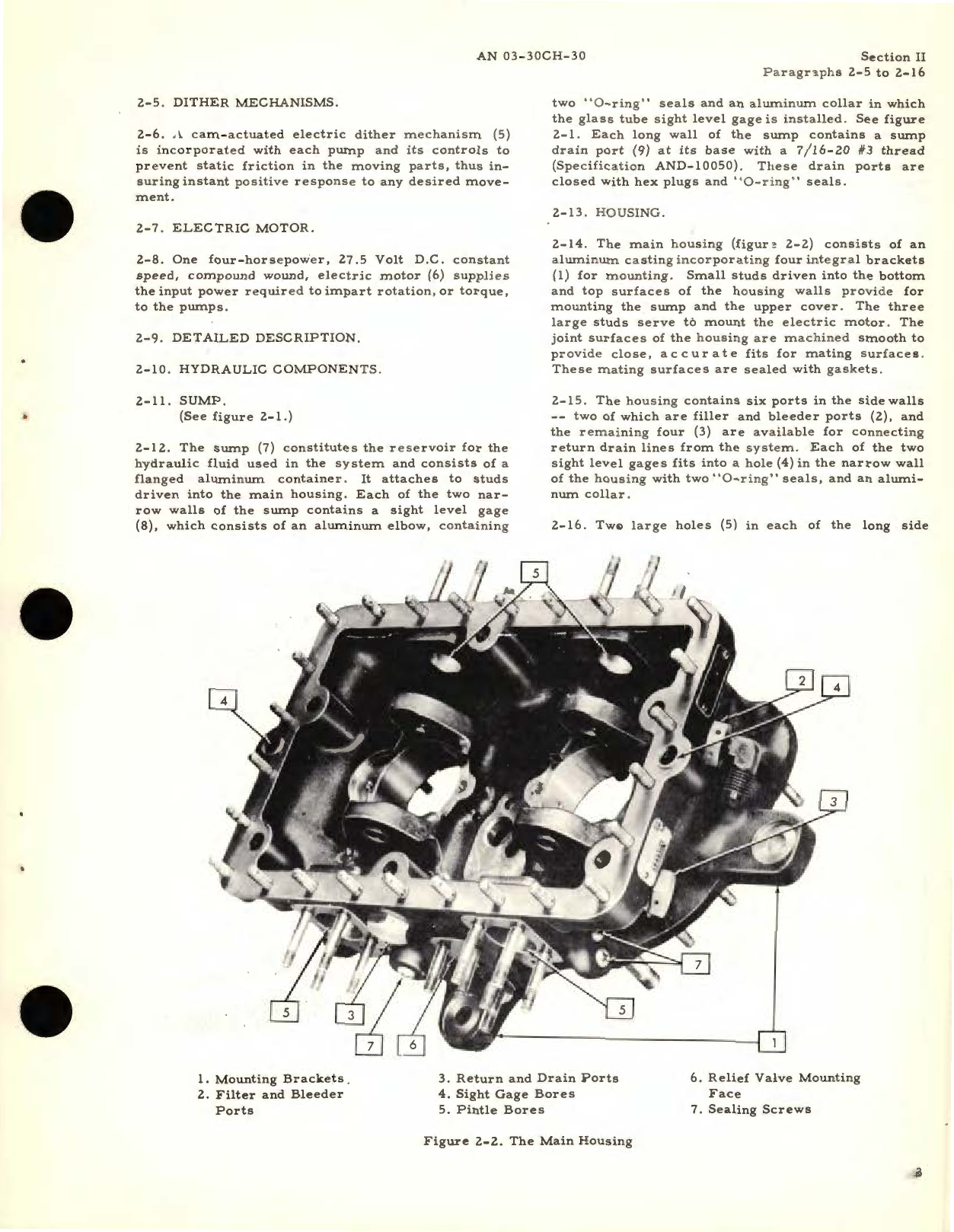 Sample page 7 from AirCorps Library document: Operation and Service Instructions for Double Hydraulic Pump Units Model AA-16865-A