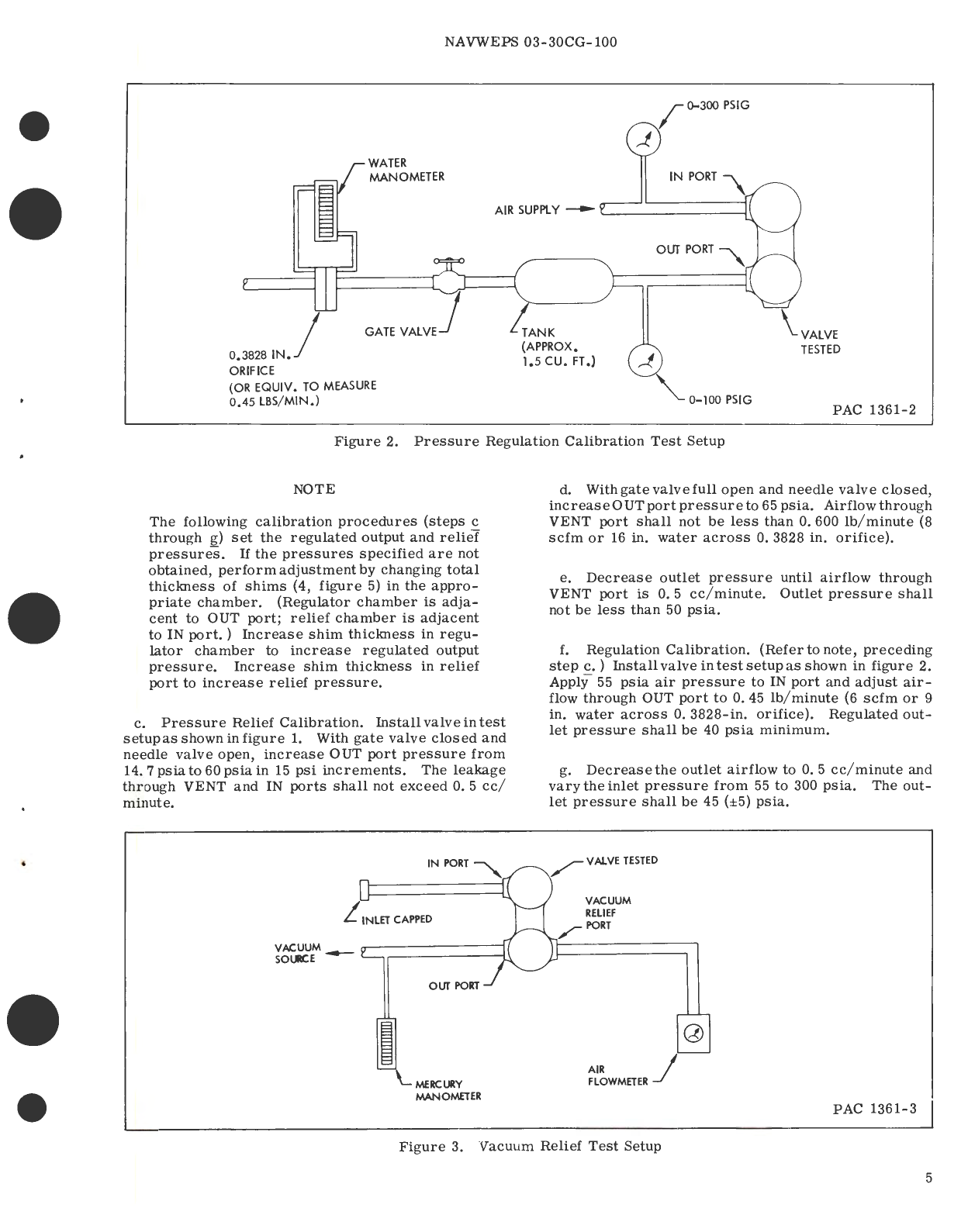 Sample page 5 from AirCorps Library document: Overhaul Instructions with Parts Breakdown for Absolute Pressure Regulator and Relief Valve, 1361-596512 