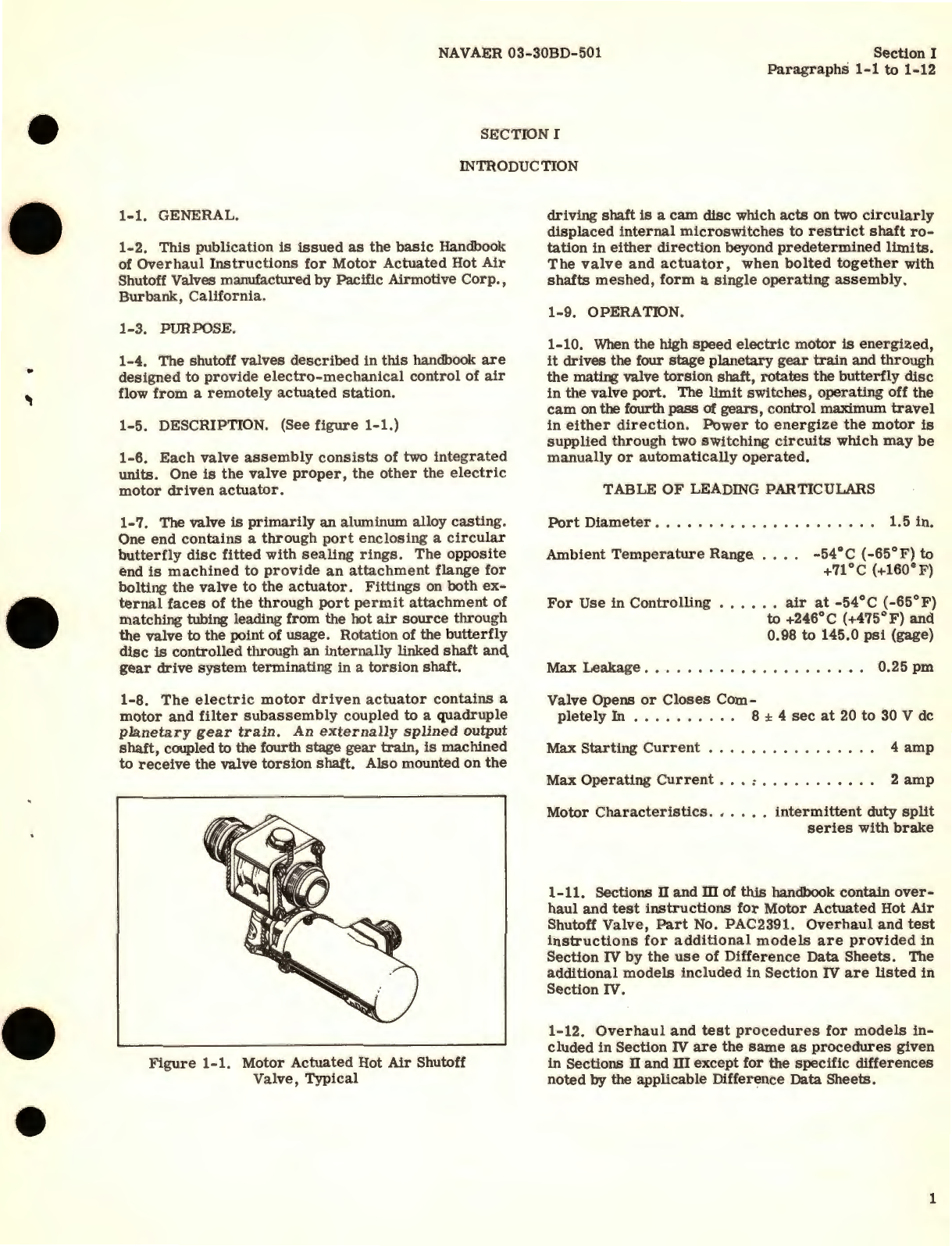 Sample page 5 from AirCorps Library document: Overhaul Instructions for Motor Actuated Hot Air Shutoff Valves Part No. PAC2391, PAC2393 