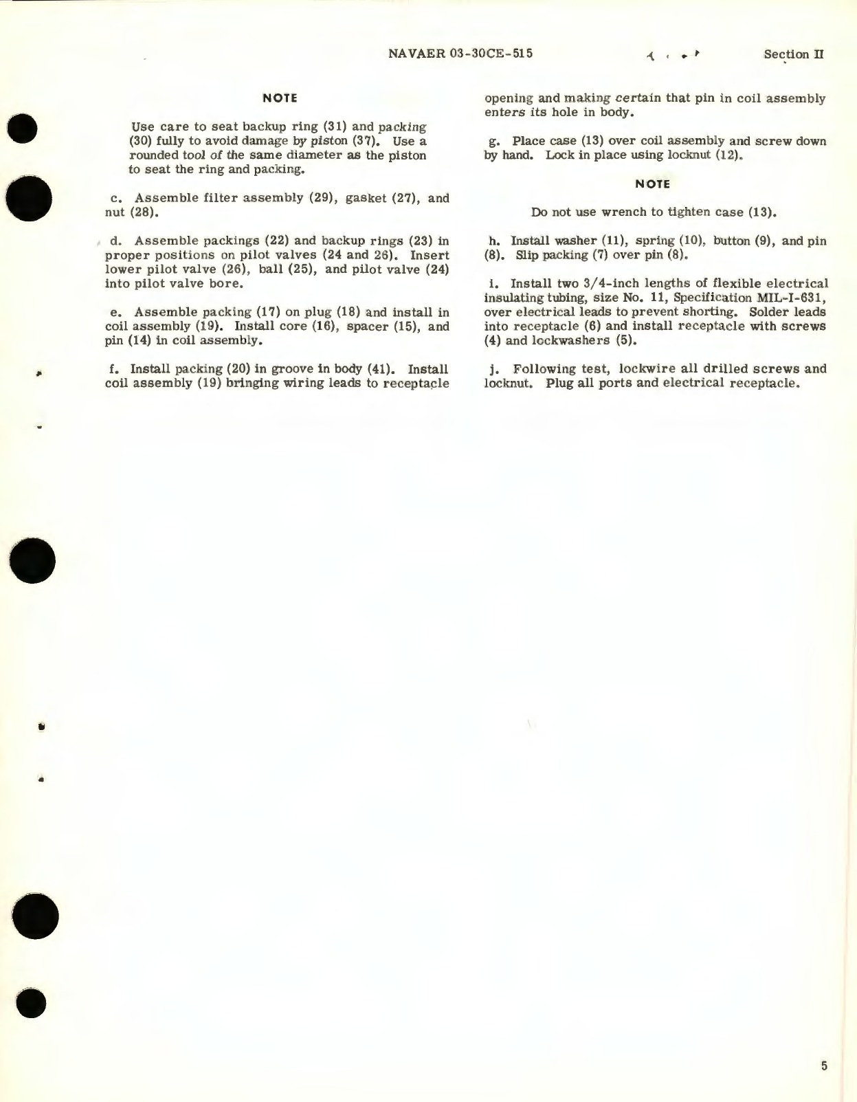 Sample page 7 from AirCorps Library document: Overhaul Instructions for Solenoid Pilot Actuated Hydraulic Selector Valves Part No. 550530, 550660, 550690, 551590 