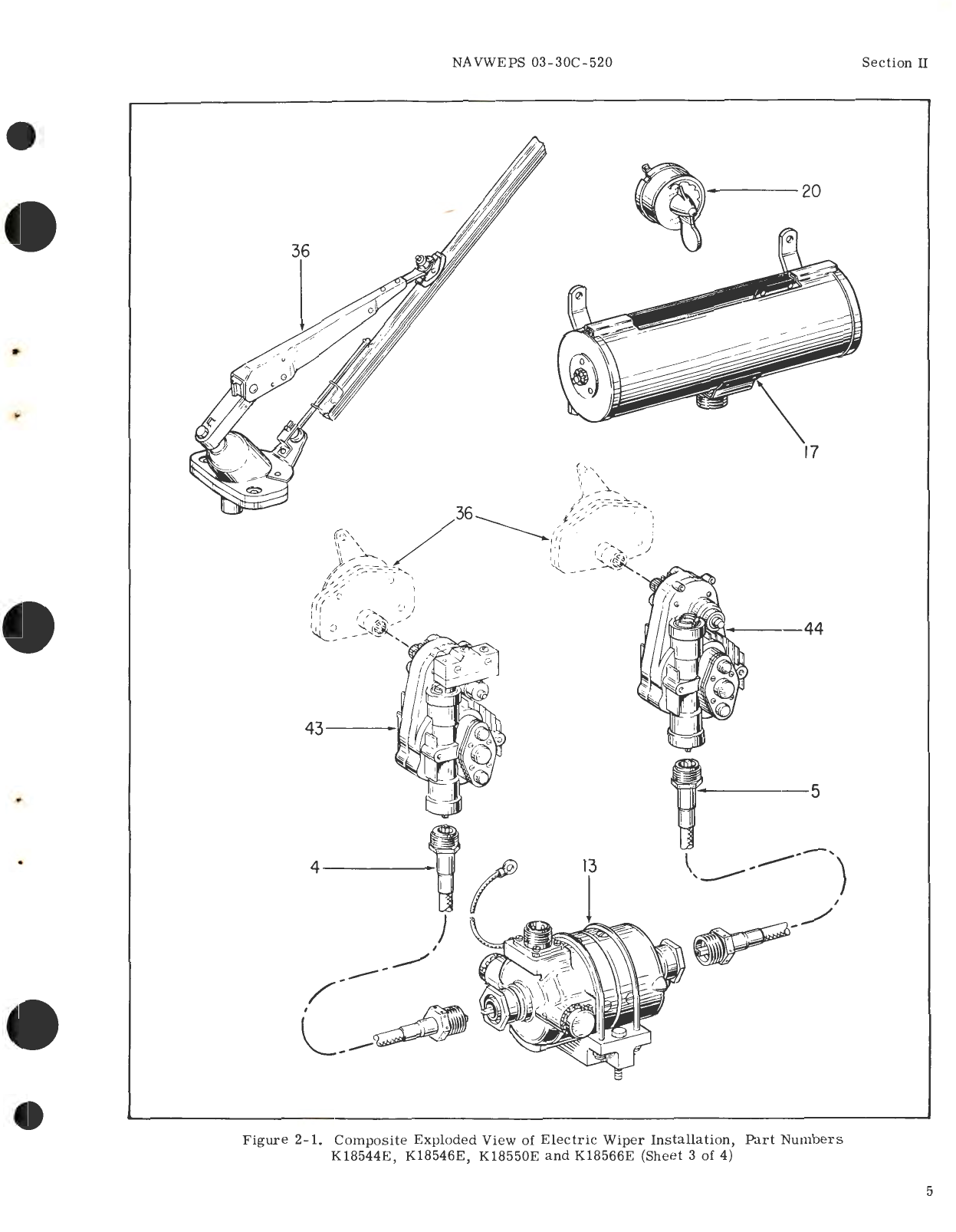 Sample page 9 from AirCorps Library document: Overhaul Instructions for Electric Windshield Wiper Part No. K18544E, K18550E 