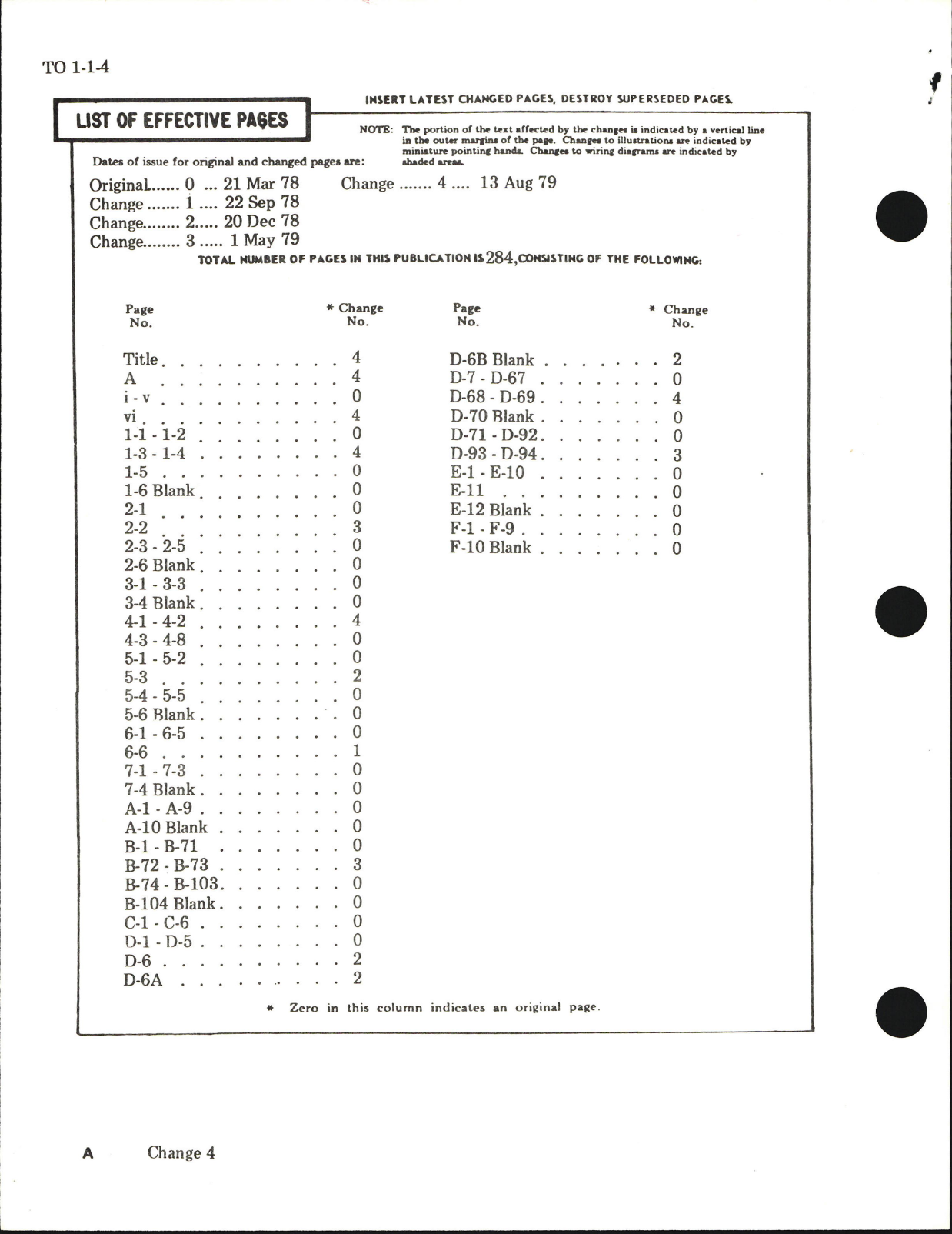 Sample page 8 from AirCorps Library document: Exterior Finishes, Insignia and Markings for USAF Aircraft - Change -8