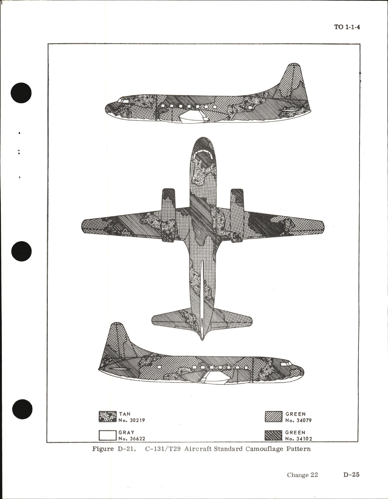 Sample page 5 from AirCorps Library document: Exterior Finishes, Insignia and Markings for USAF Aircraft - Change - 22