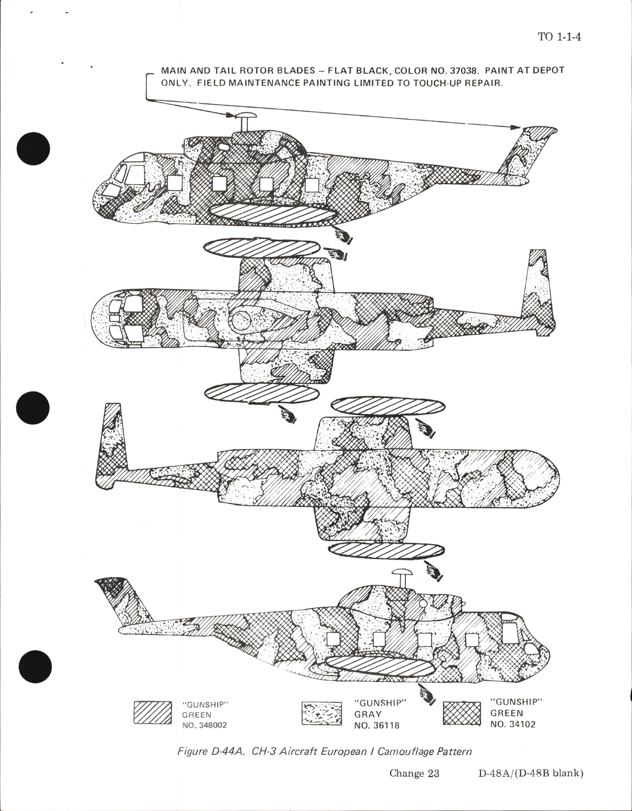 Sample page 5 from AirCorps Library document: Exterior Finishes, Insignia and Markings for USAF Aircraft - Change - 23