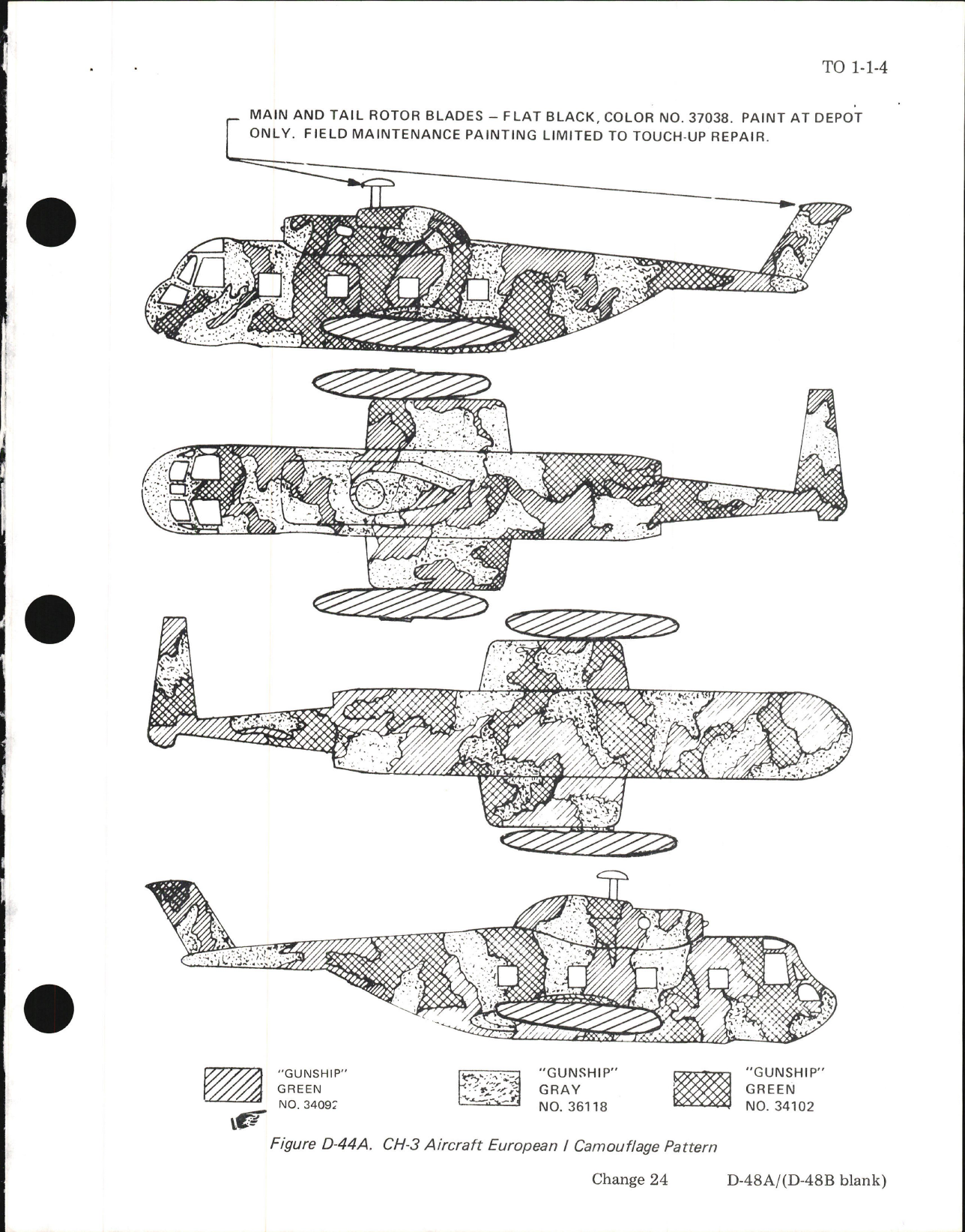 Sample page 5 from AirCorps Library document: Exterior Finishes, Insignia and Markings for USAF Aircraft - Change - 24