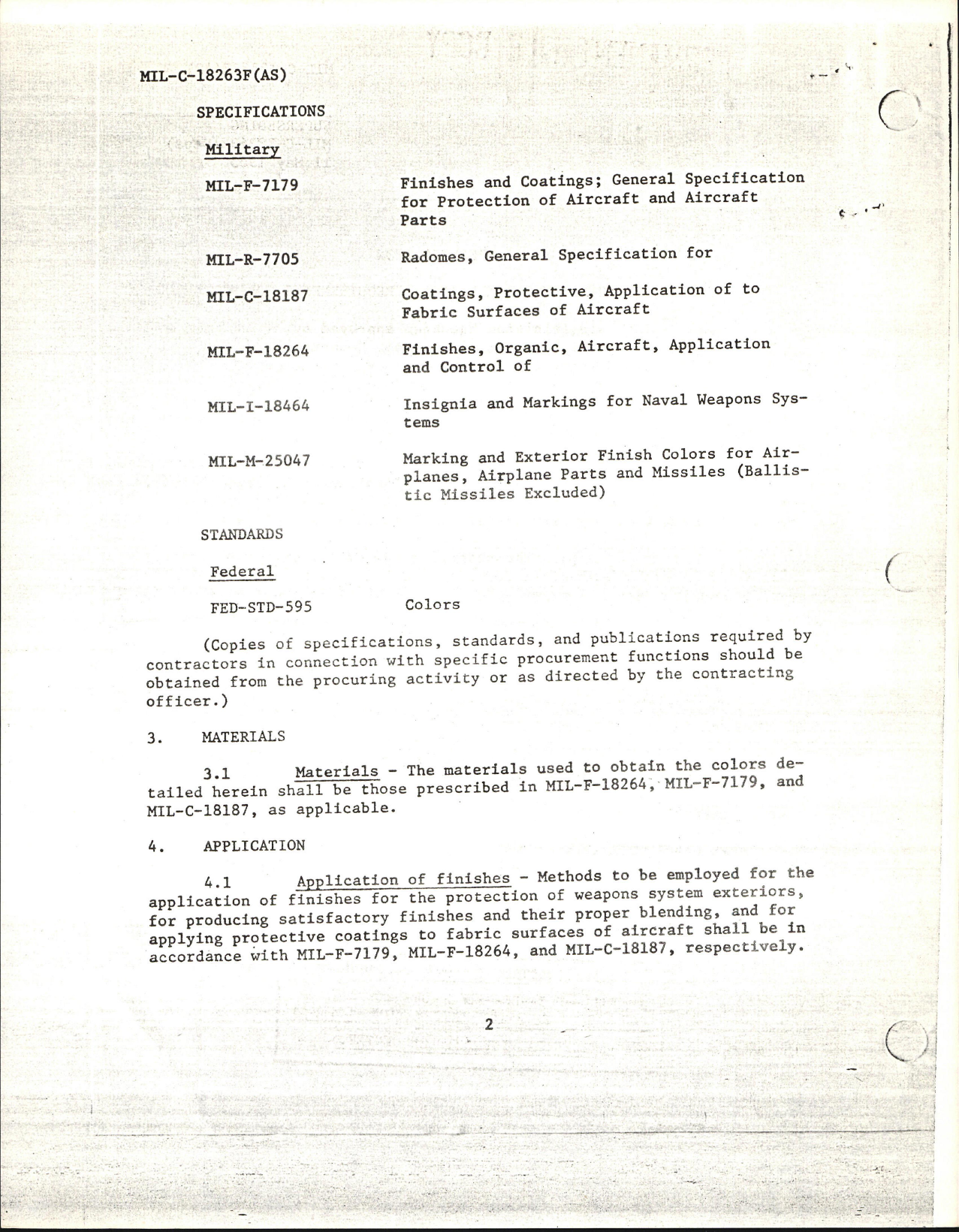 Sample page 6 from AirCorps Library document: Military Specification Requirements for Exterior Colors of Naval Aircraft