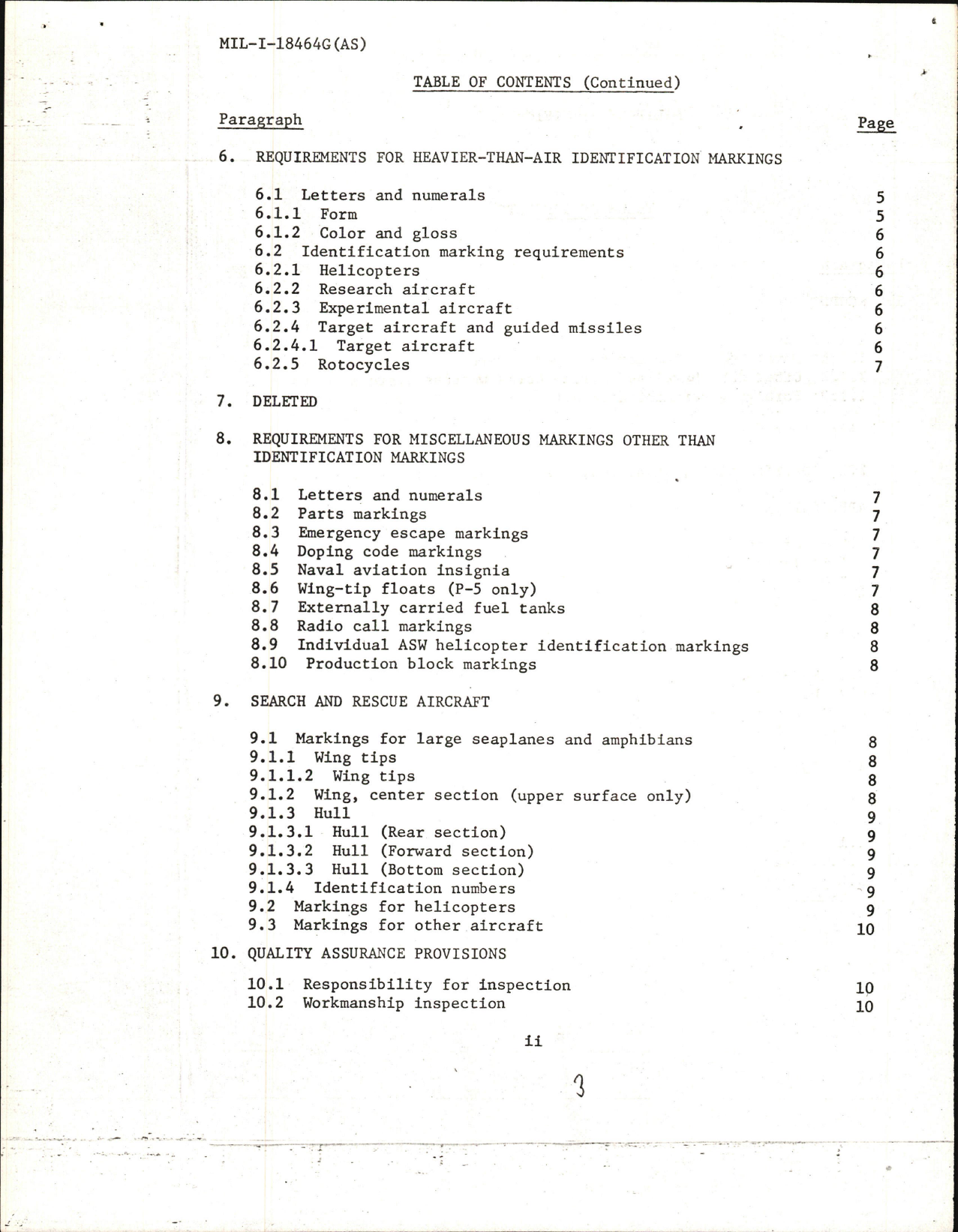 Sample page 5 from AirCorps Library document: Military Specifications for Insignia and Marking for Naval Weapons Systems 