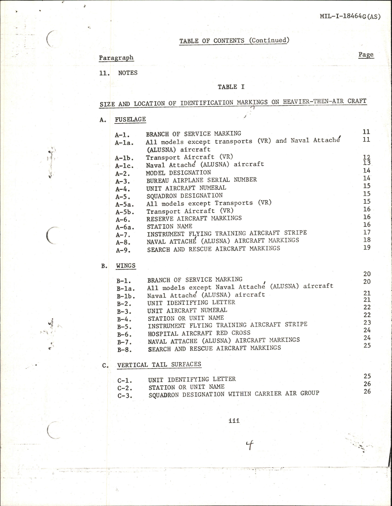 Sample page 6 from AirCorps Library document: Military Specifications for Insignia and Marking for Naval Weapons Systems 