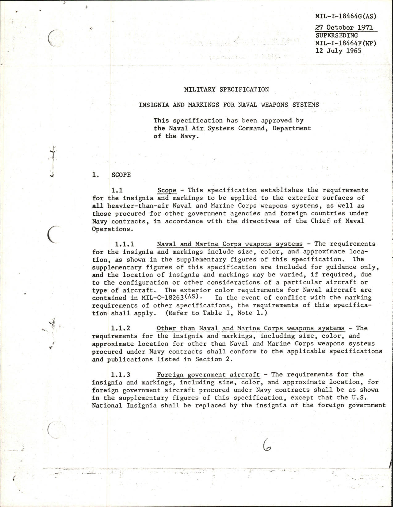 Sample page 8 from AirCorps Library document: Military Specifications for Insignia and Marking for Naval Weapons Systems 