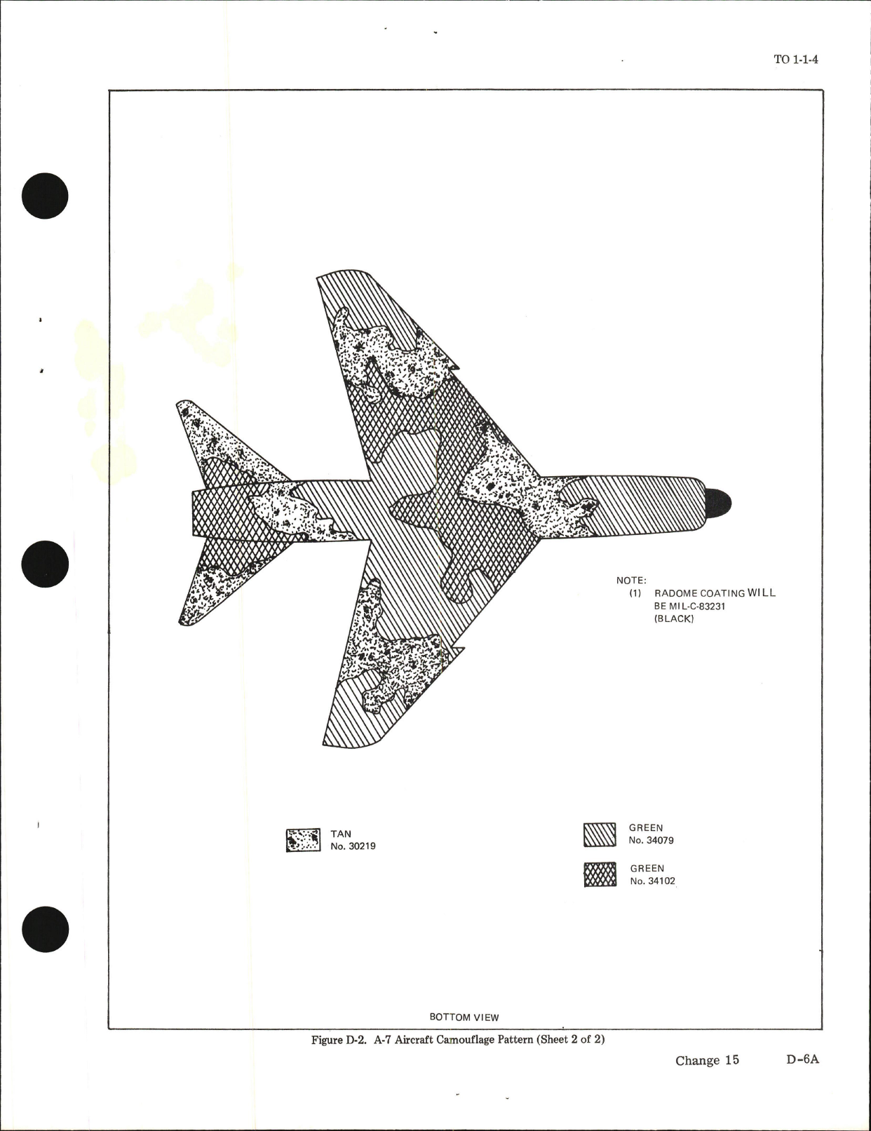 Sample page 13 from AirCorps Library document: Exterior Finishes, Insignia and Markings for USAF Aircraft - Change - 15