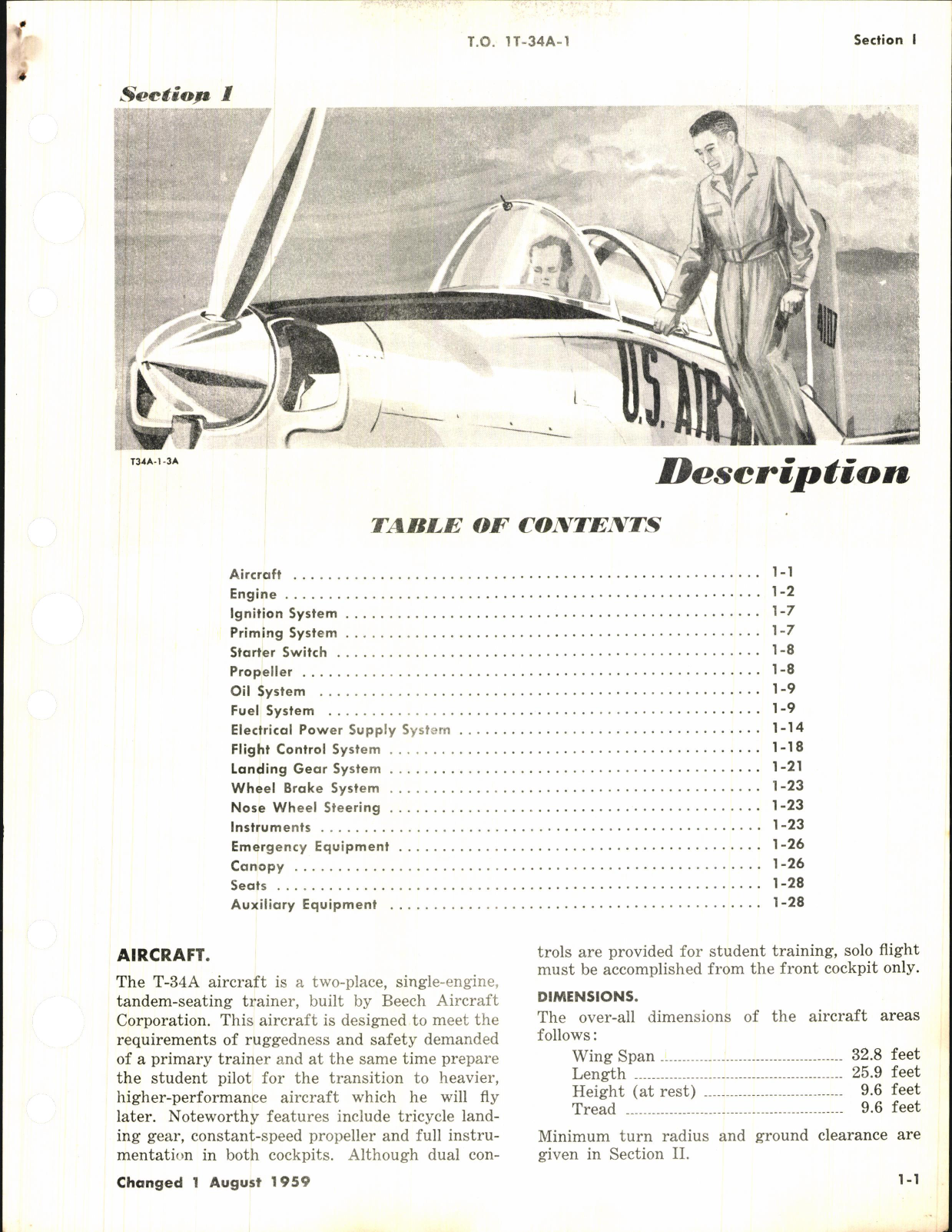 Sample page 7 from AirCorps Library document: Flight Manual for T-34A