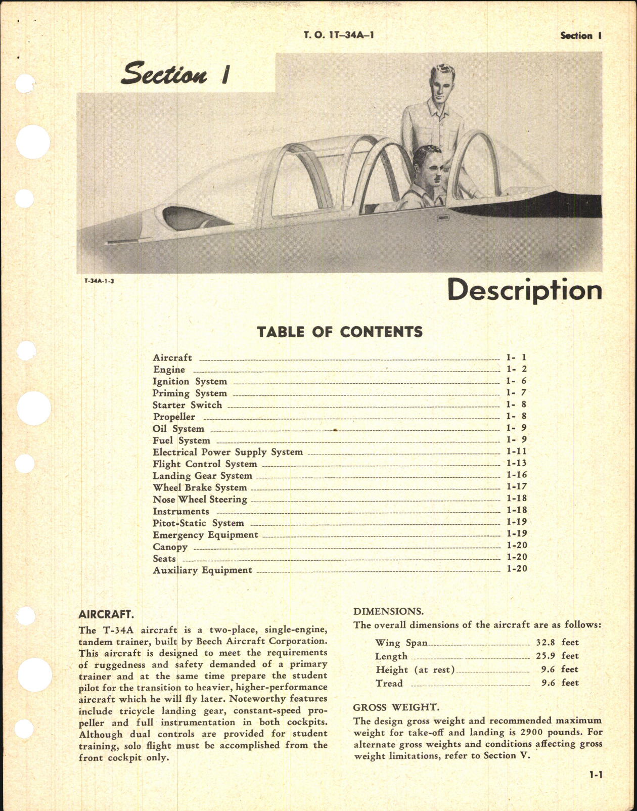 Sample page 7 from AirCorps Library document: Flight Handbook for T-34A