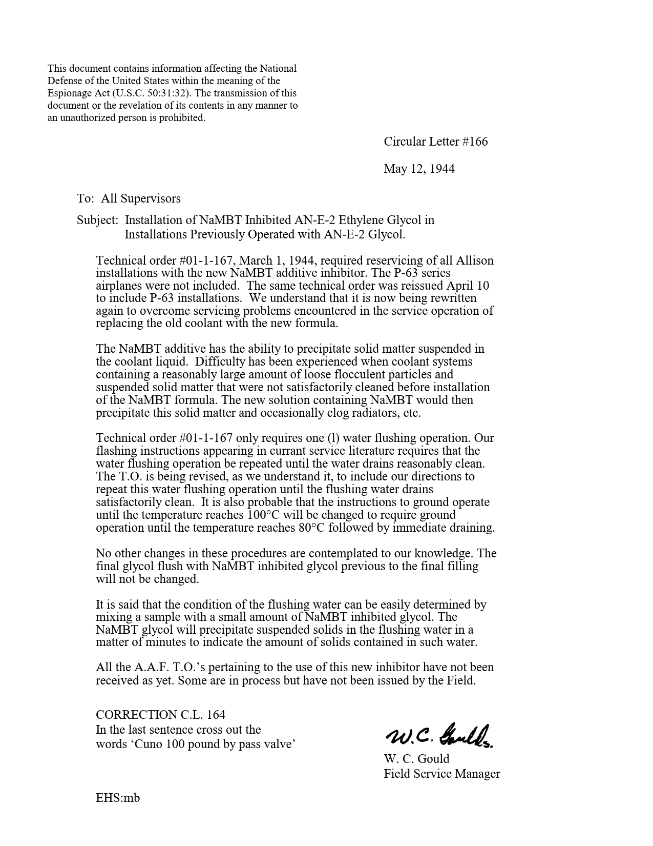 Sample page 1 from AirCorps Library document: Installation of NaMBT Inhibited AN-E-2, Ethylene Glycol in Installations Previously Operated with AN-E-2 Glycol