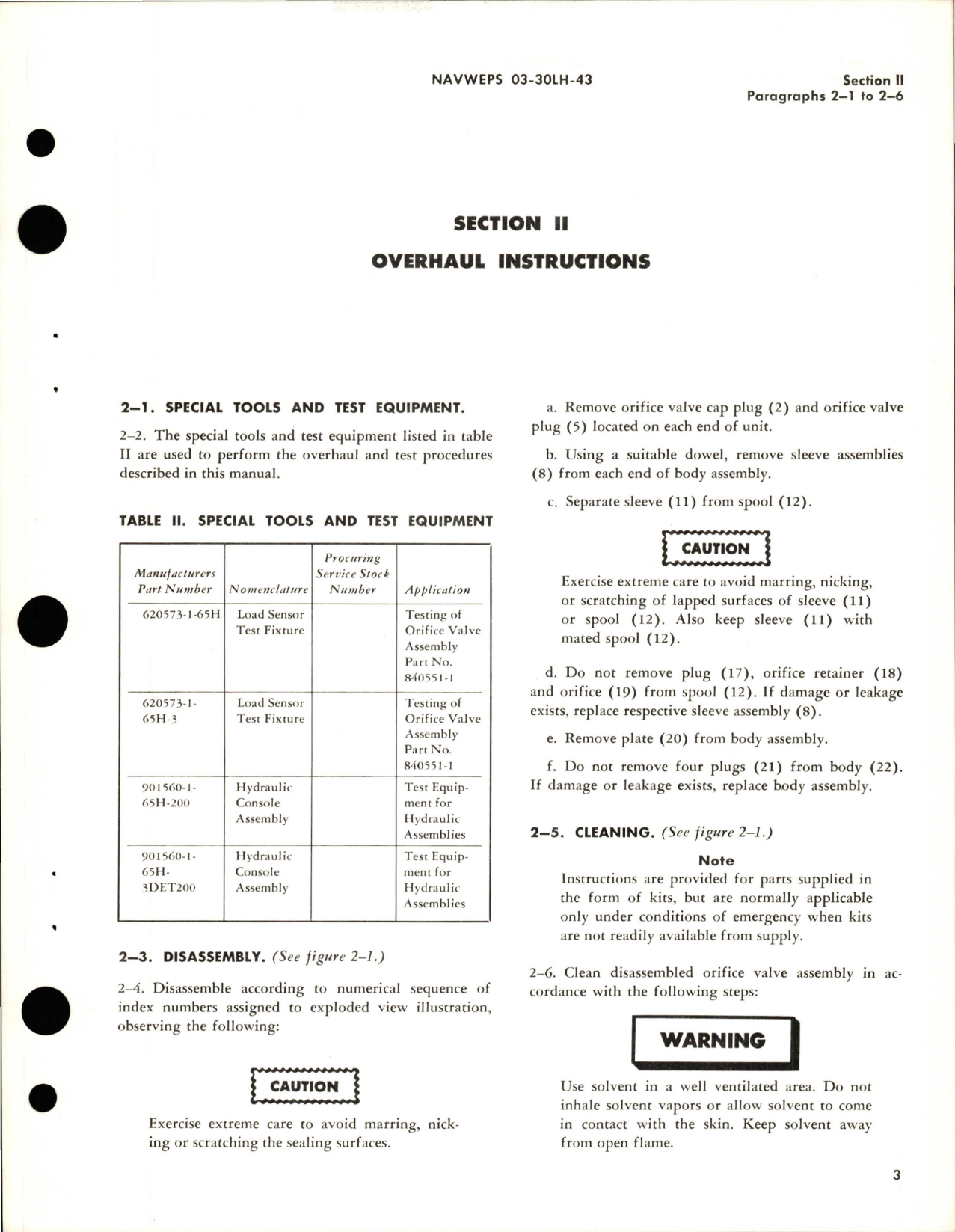 Sample page 5 from AirCorps Library document: Overhaul Instructions for Bypass Dual System Shutoff Orifice Valve Assembly - Part 840551-1 