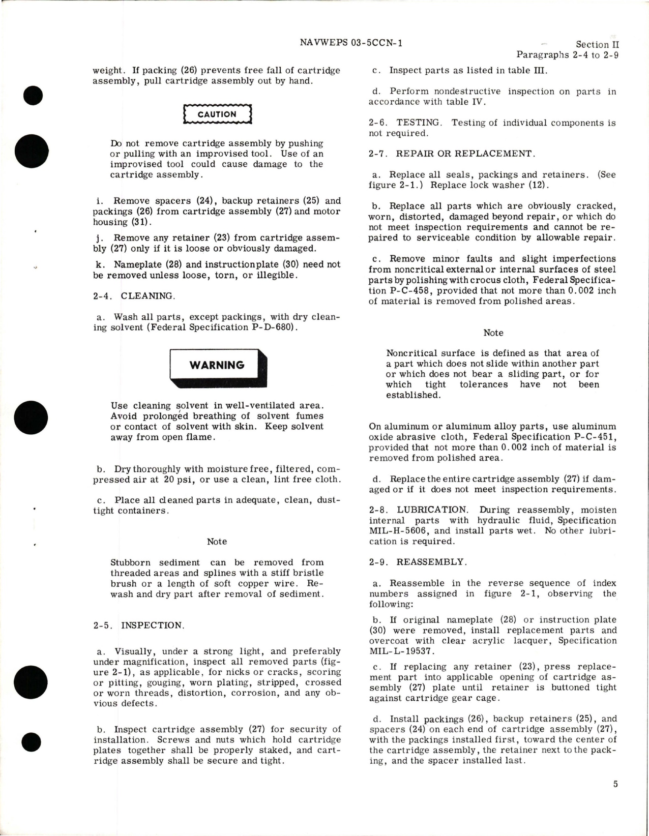 Sample page 7 from AirCorps Library document: Overhaul Instructions for Evaporator Fan Motor - Part 70341 