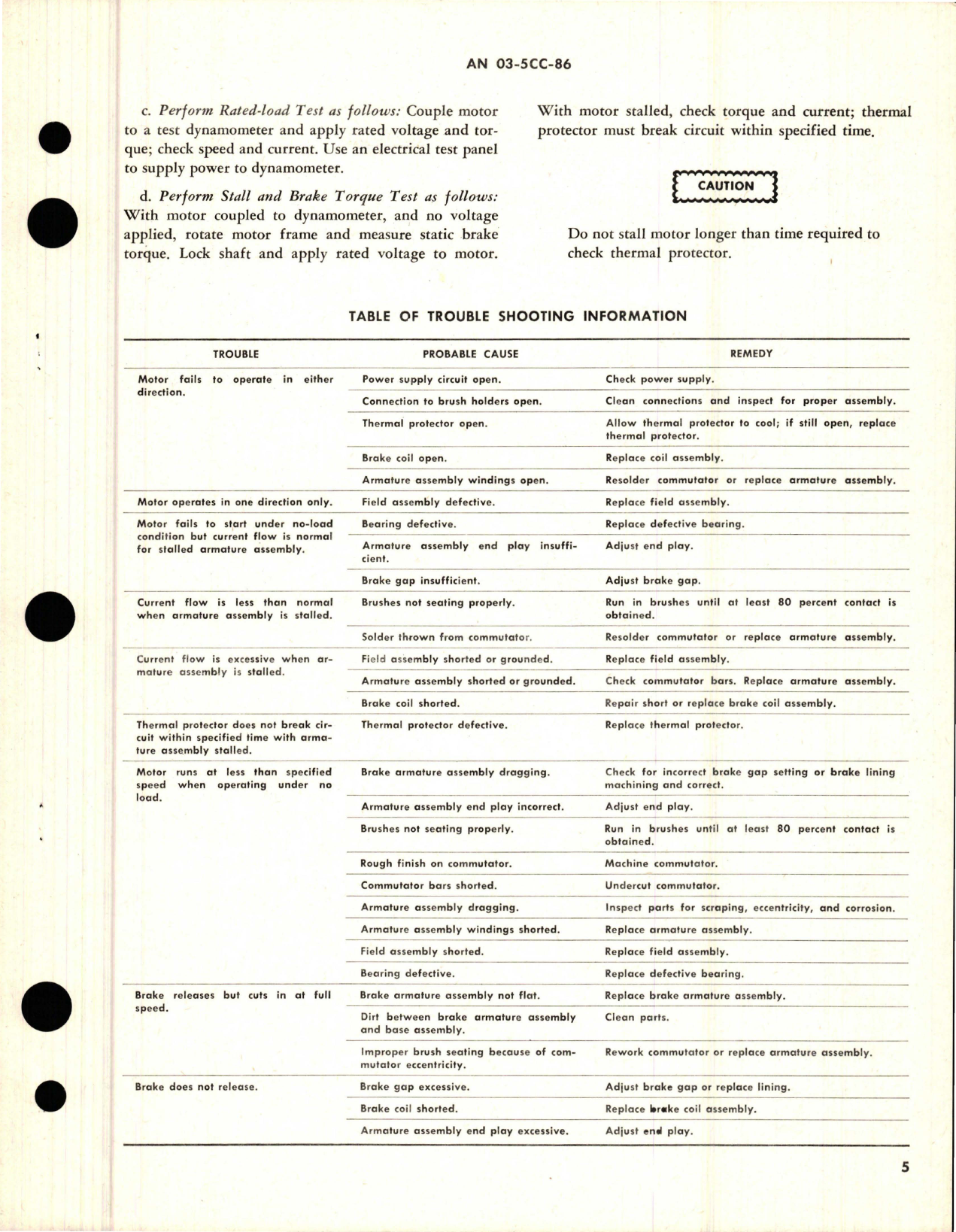 Sample page 5 from AirCorps Library document: Overhaul Instructions with Parts Breakdown for Direct Current Motor - Part 32370-2 
