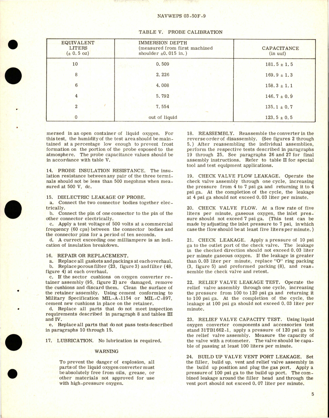 Sample page 7 from AirCorps Library document: Overhaul Instructions with Parts Breakdown for Liquid Oxygen Converter - Parts 29044-1-A1 and 29044-1-A1A 