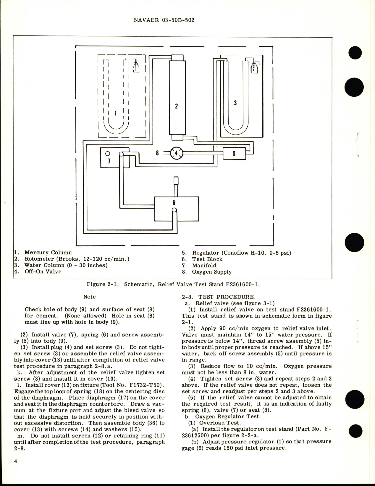 Sample page 6 from AirCorps Library document: Operation, Service, and Overhaul Instructions with Illustrated Parts Breakdown for Automatic Pressure Oxygen Breathing Regulator - Parts F1732, F1732-1, F1732-2, and F1732-3