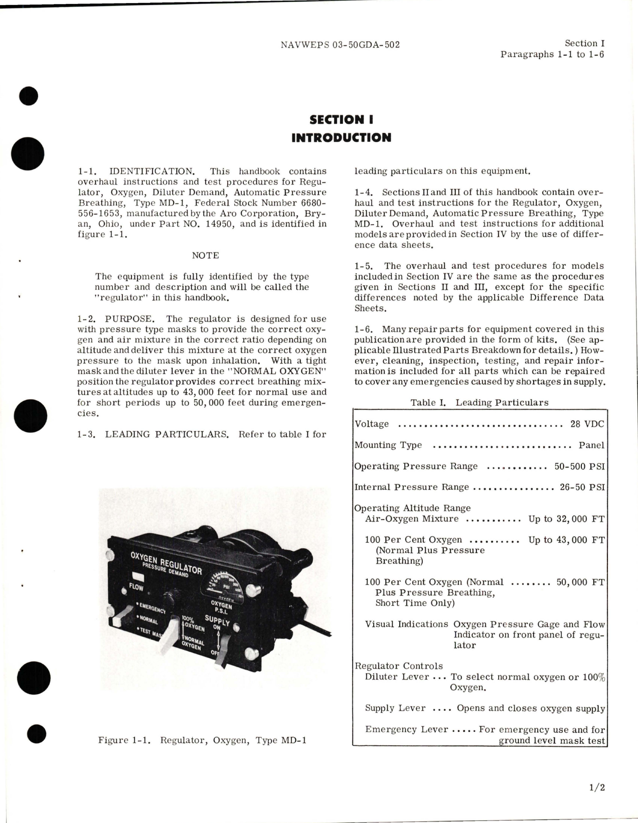 Sample page 7 from AirCorps Library document: Overhaul Instructions for Oxygen Regulator 