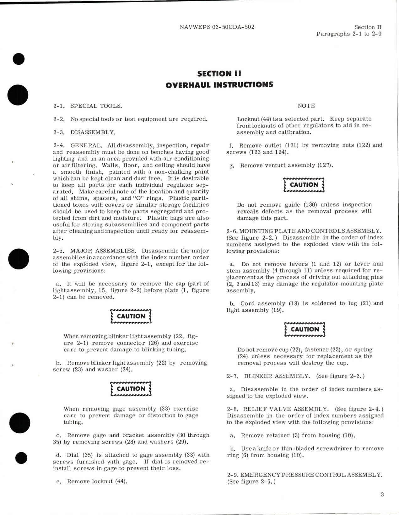 Sample page 9 from AirCorps Library document: Overhaul Instructions for Oxygen Regulator 
