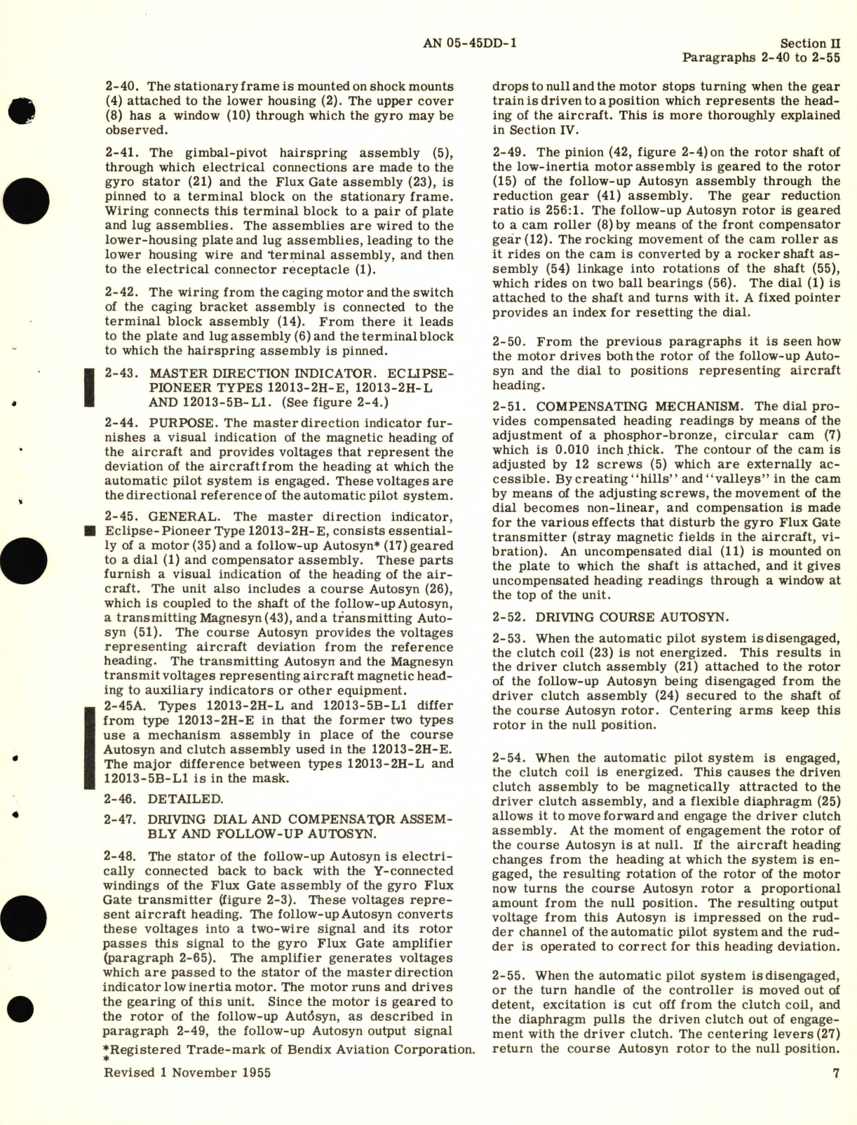 Sample page 9 from AirCorps Library document: Operation and Service Instructions for Automatic Pilot Navy Type PB-10 