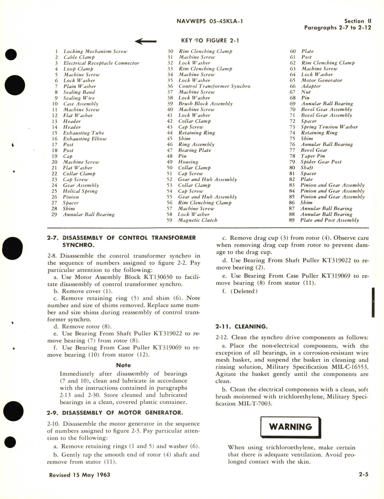 Sample page 5 from AirCorps Library document: Overhaul Instructions for Two Speed Synchro Canceller Drive Part No. 425004-2A 