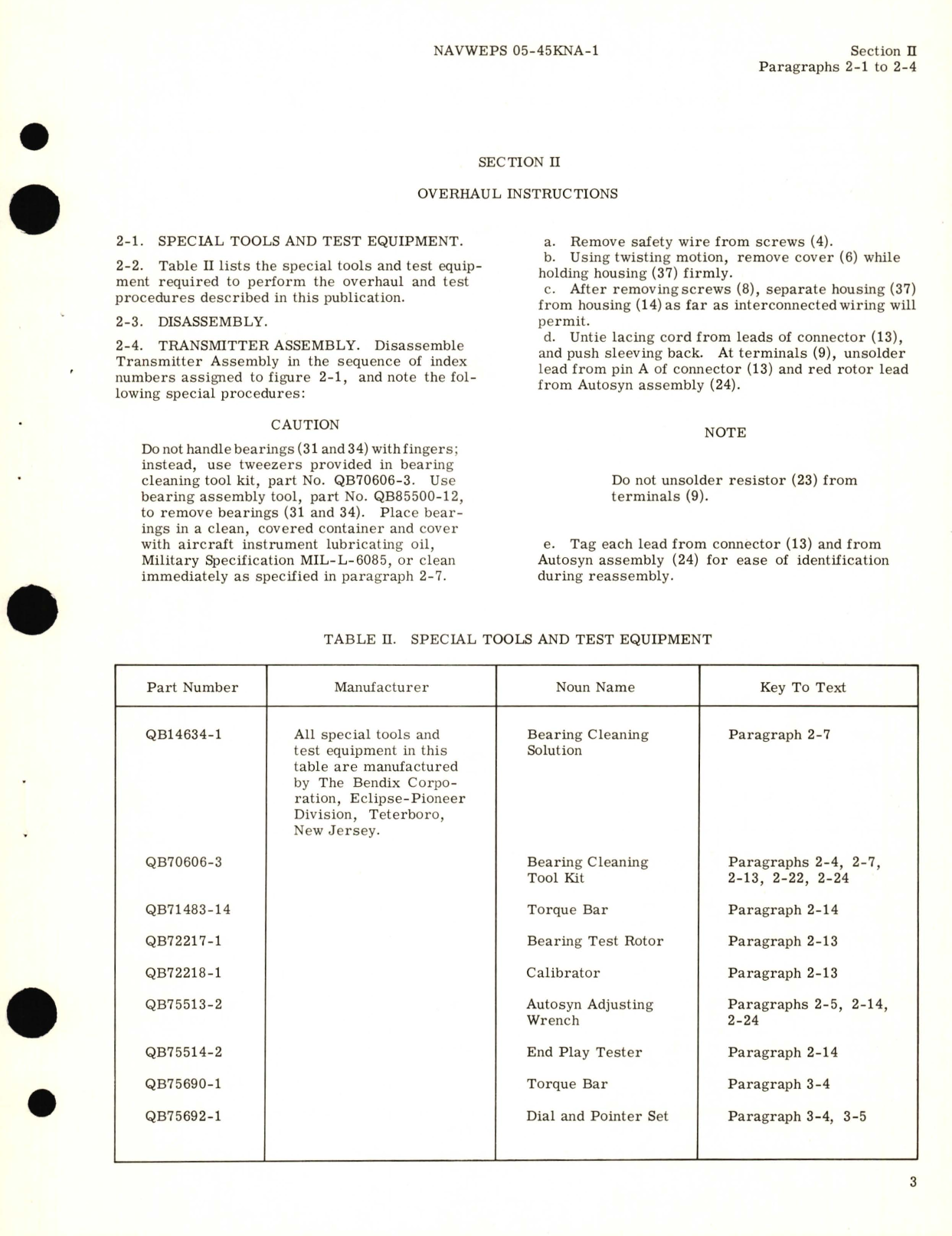 Sample page 7 from AirCorps Library document: Overhaul Instructions for Single Position Transmitter Assembly Type No. 4564-5A6-1 