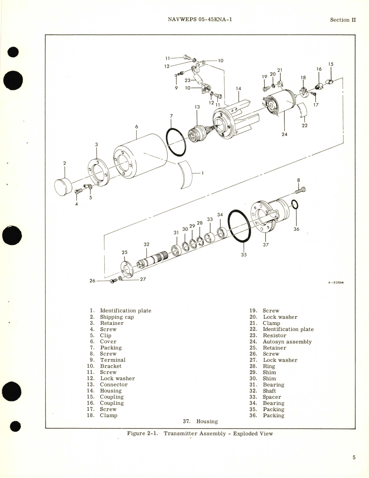 Sample page 9 from AirCorps Library document: Overhaul Instructions for Single Position Transmitter Assembly Type No. 4564-5A6-1 