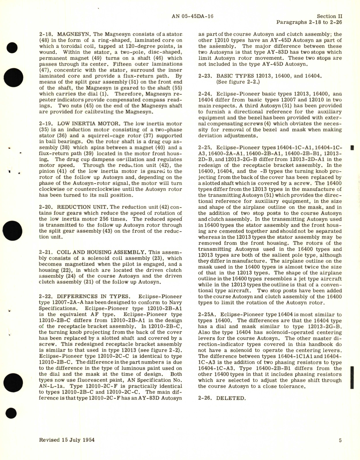 Sample page 9 from AirCorps Library document: Overhaul Instructions for Master Direction Indicators Part No. 12007, 12010, 12013, 16400, 16404 