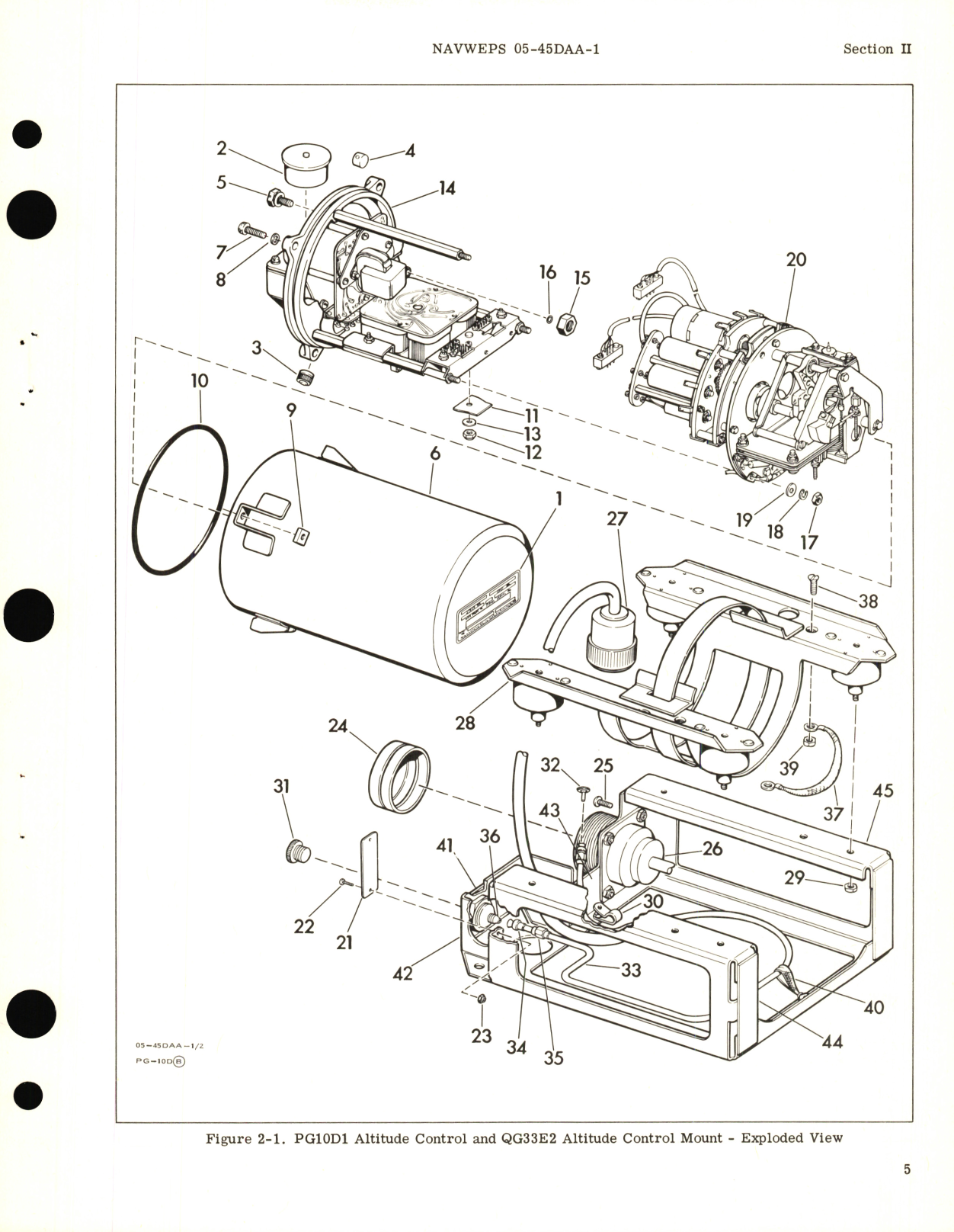 Sample page 9 from AirCorps Library document: Overhaul Instructions for PG10D1 Altitude Control and QG33E2 Altitude Control Mount