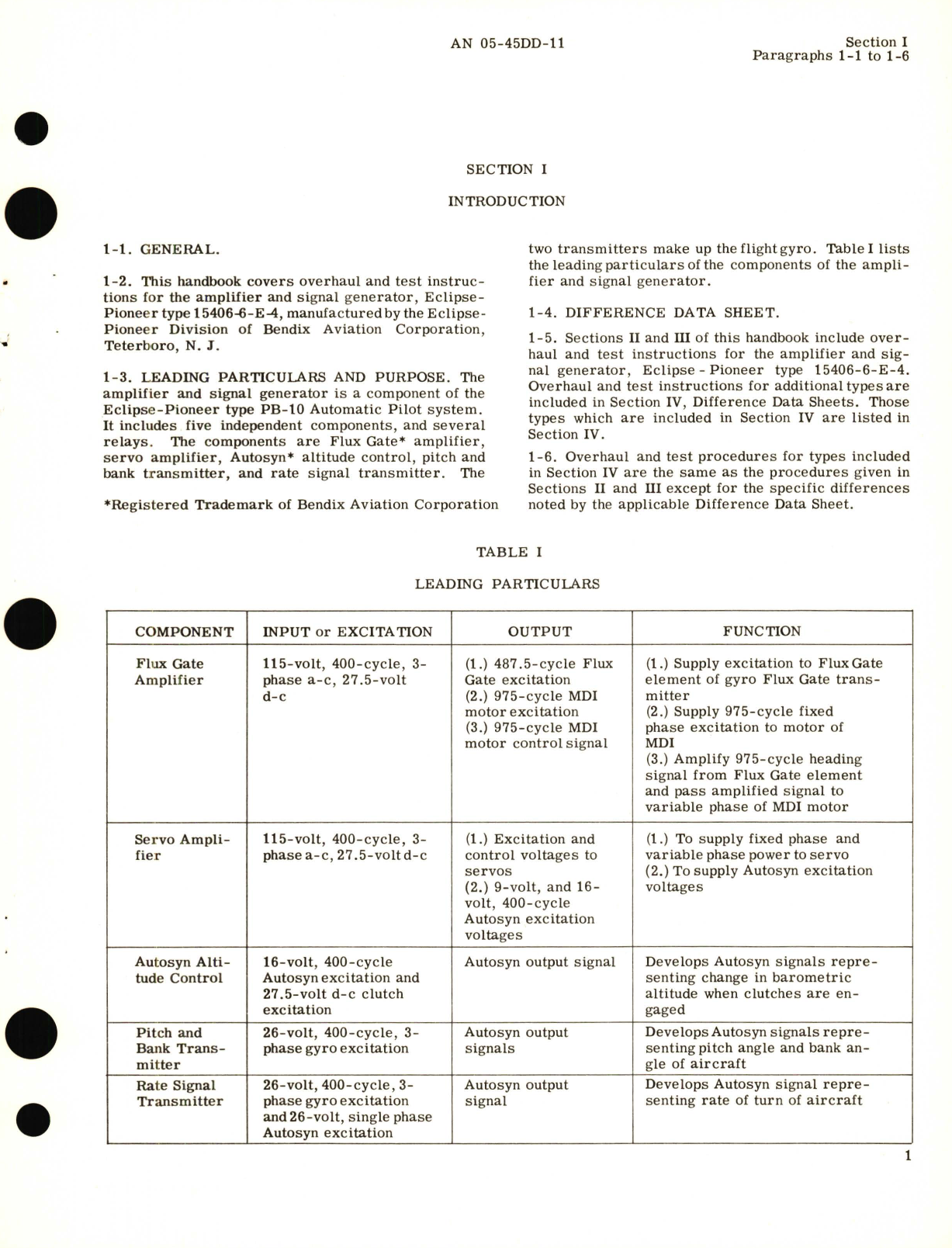 Sample page 5 from AirCorps Library document: Overhaul Instructions for Amplifier and Signal Generator Part No. 15406-6-C-4, 15406-6-D-4, 15406-6-E-4, 15406-6-E-6