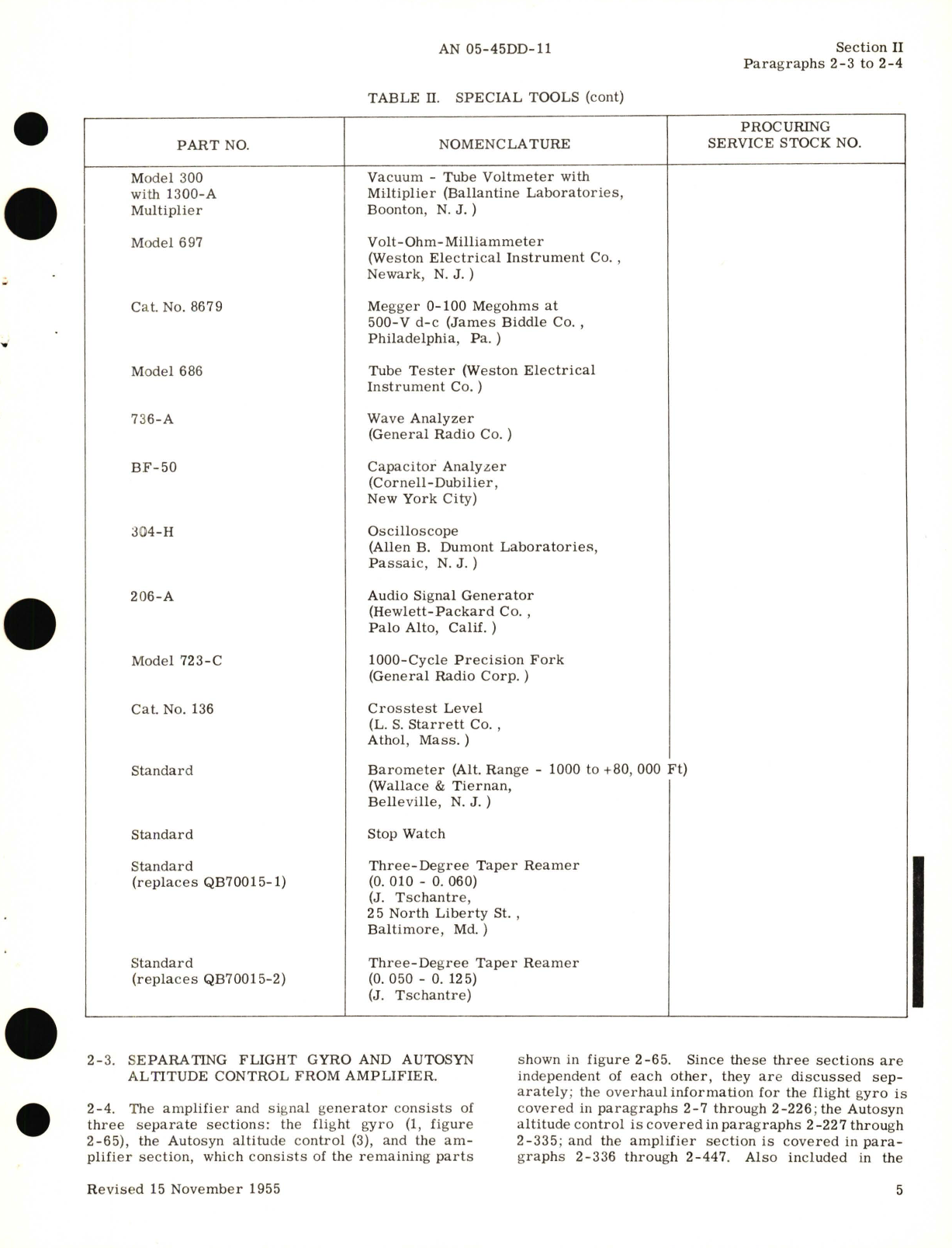 Sample page 9 from AirCorps Library document: Overhaul Instructions for Amplifier and Signal Generator Part No. 15406-6-C-4, 15406-6-D-4, 15406-6-E-4, 15406-6-E-6