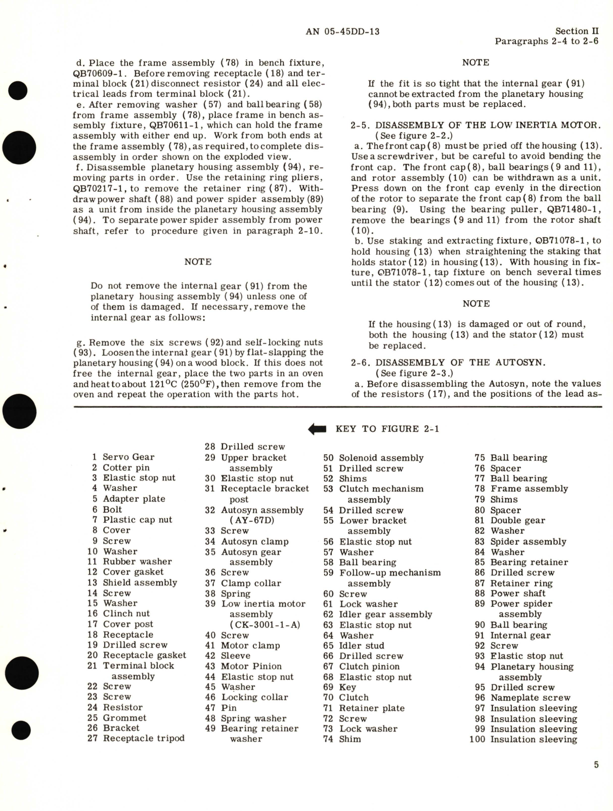 Sample page 9 from AirCorps Library document: Overhaul Instructions for Servo Part No. 15601-1-A 