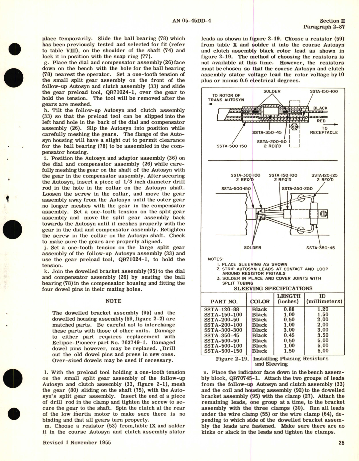 Sample page 5 from AirCorps Library document: Overhaul Instructions for Master Direction-Indicator Part No.  12013-2H-E,  12013-2H-L, 12013-SB-L1