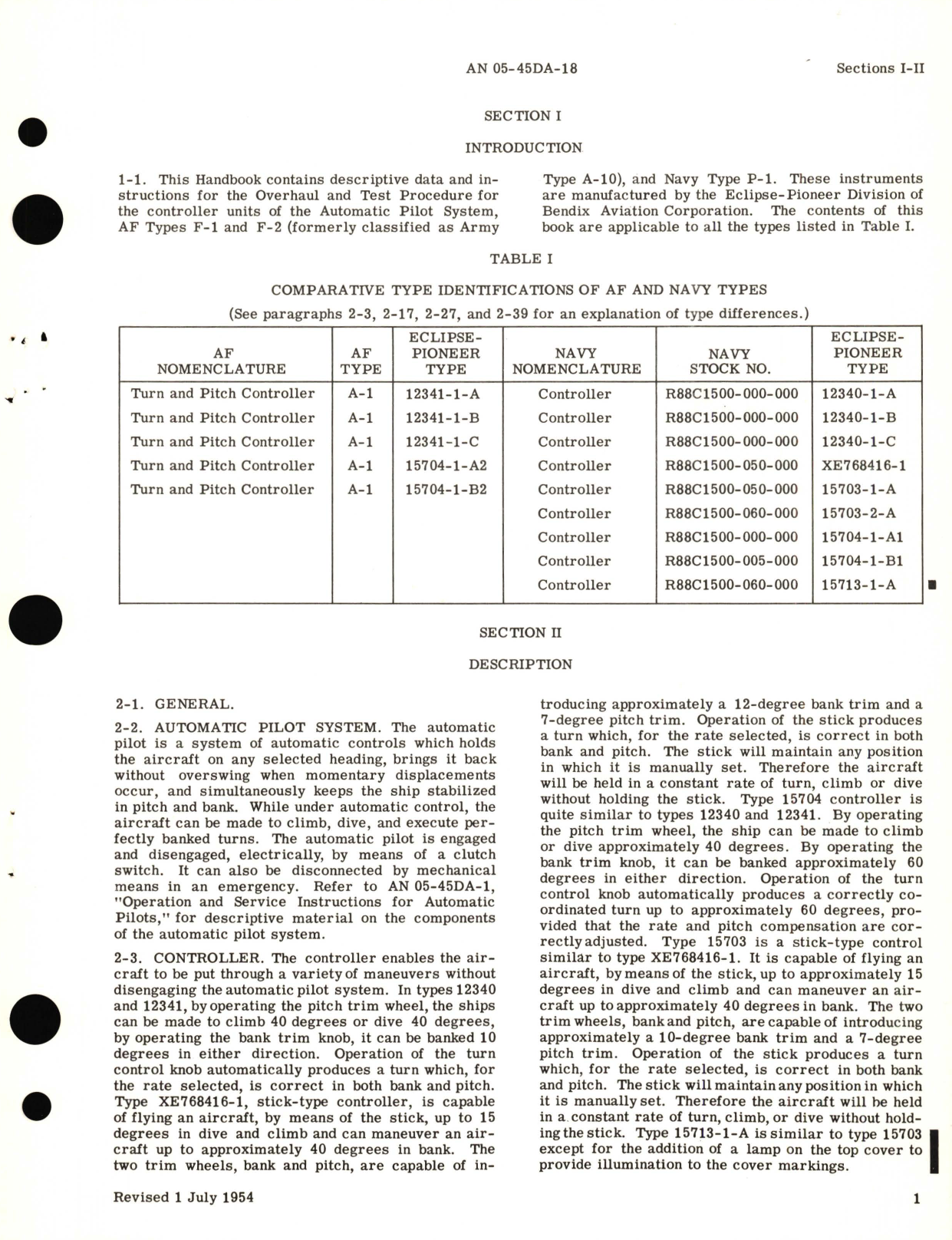 Sample page 9 from AirCorps Library document: Overhaul Instructions for Turn and Pit Controller Part No. 12340, 12341, 15703, 15704, 15713, XE768416 